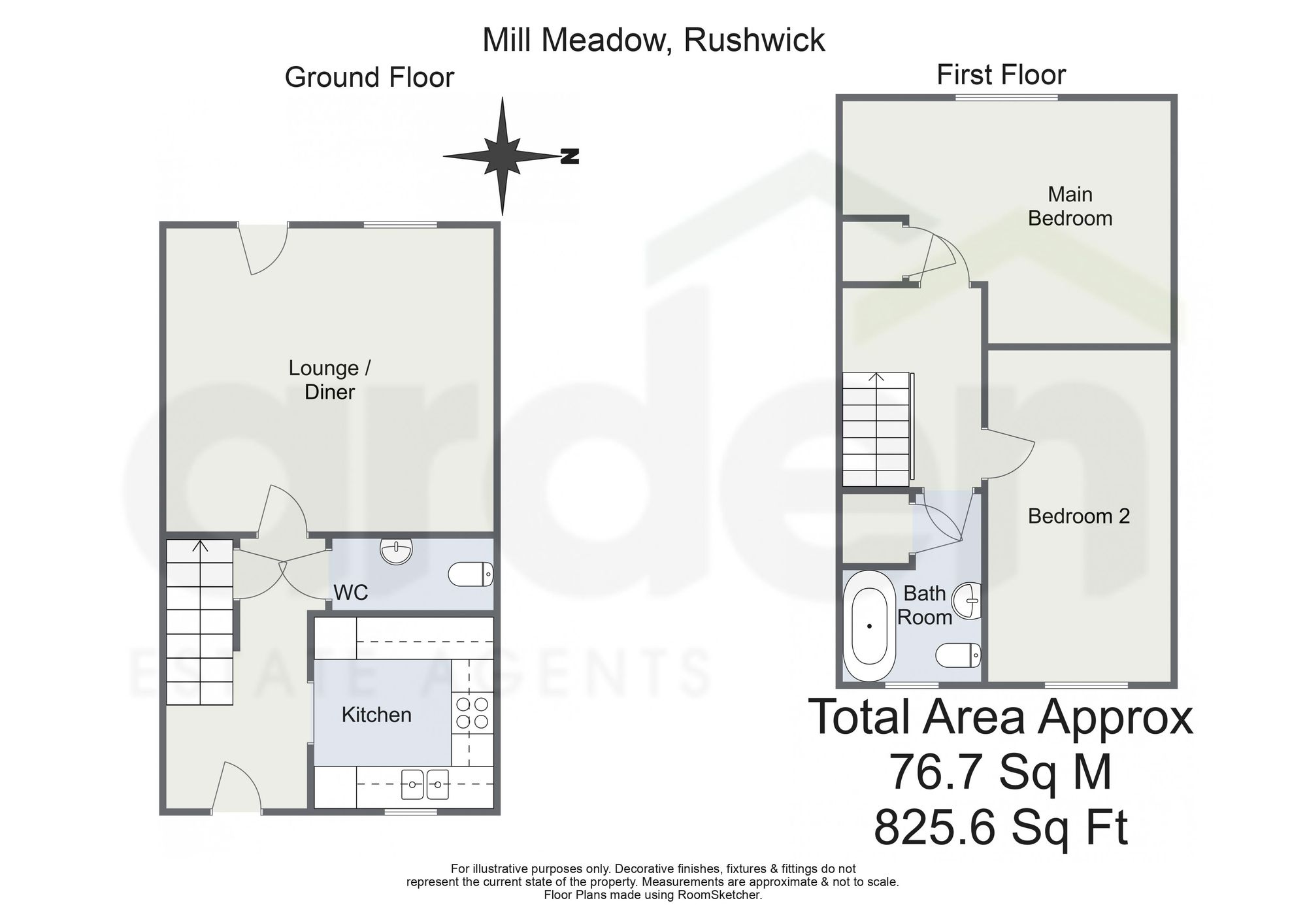 25 Mill Meadow, Worcester floorplan