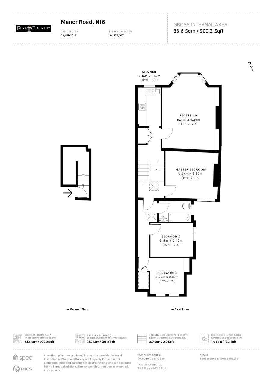 3 Bedrooms Maisonette for sale in Manor Road, Stoke Newington N16