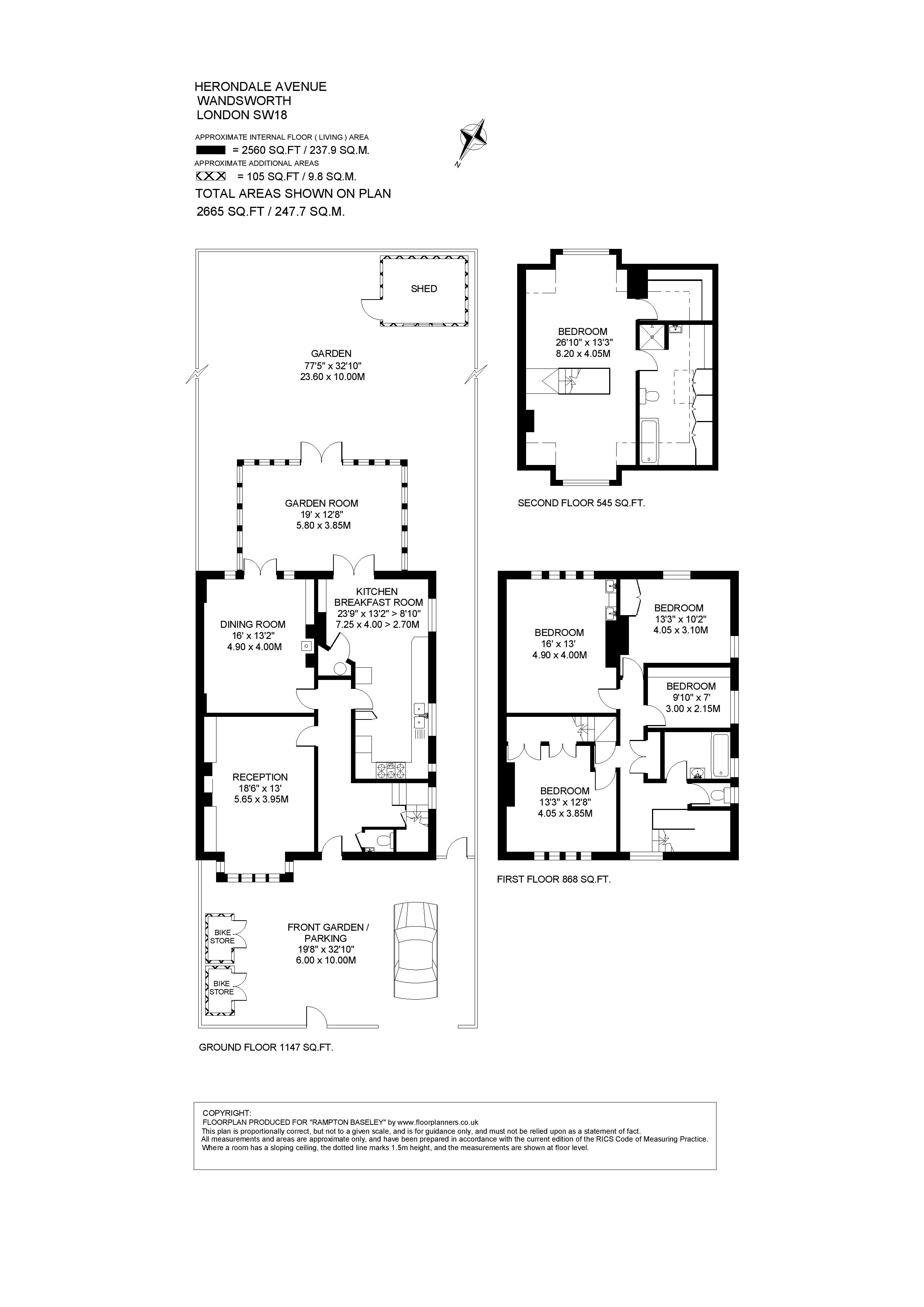 39, Herondale Avenue, London floorplan