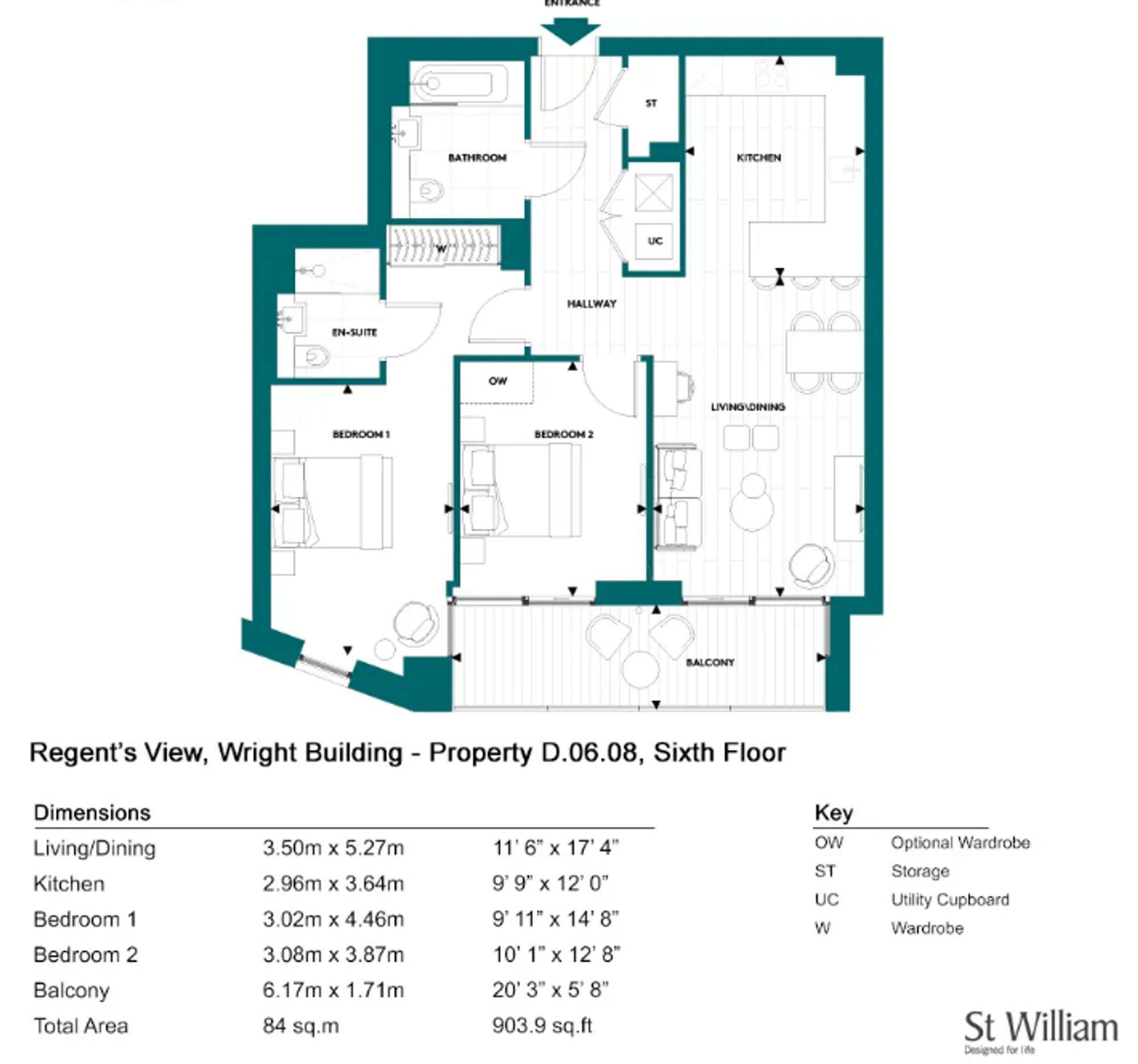 A906 Cadmium Square, London floorplan