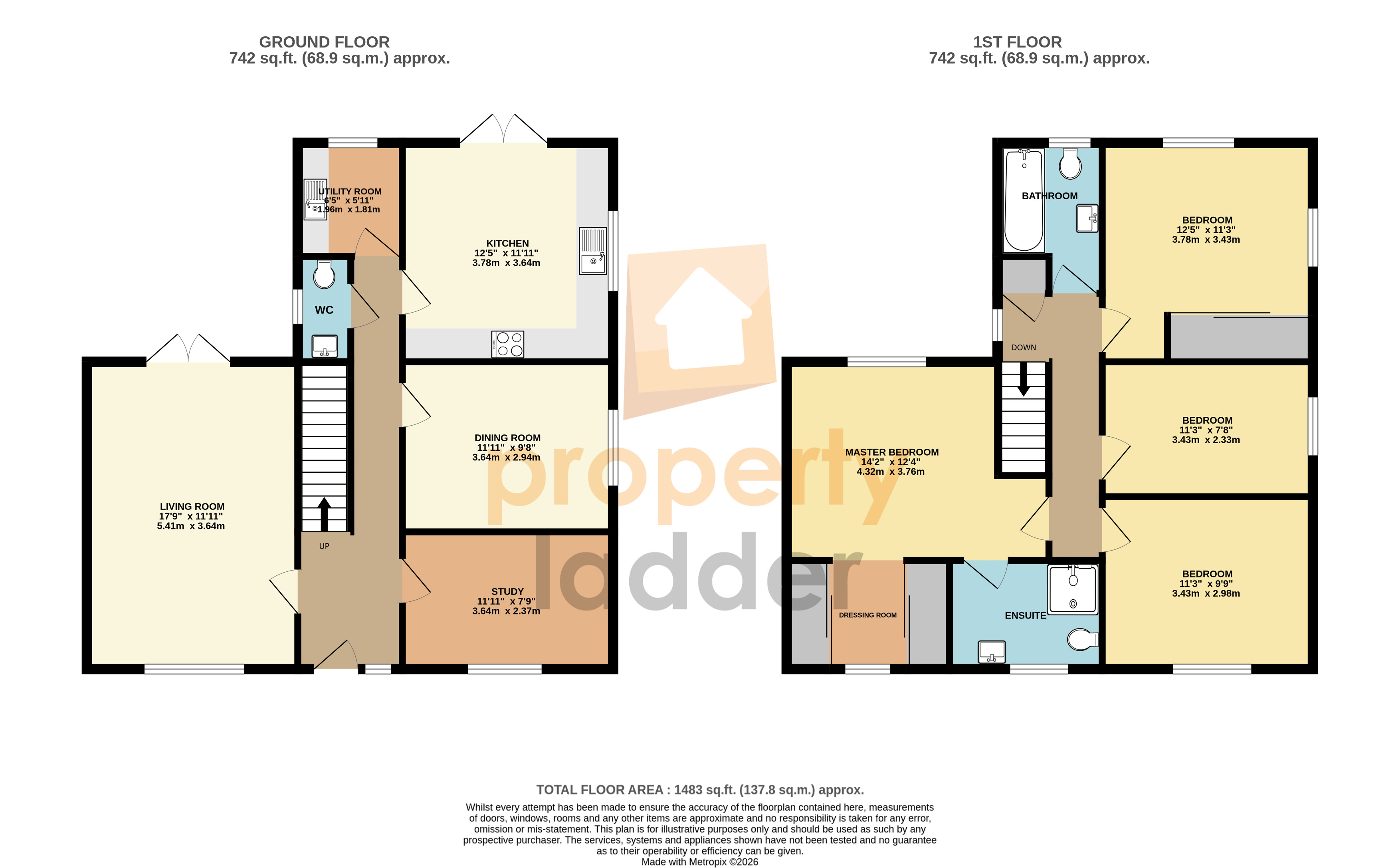 23, Linnet Road, Norwich floorplan