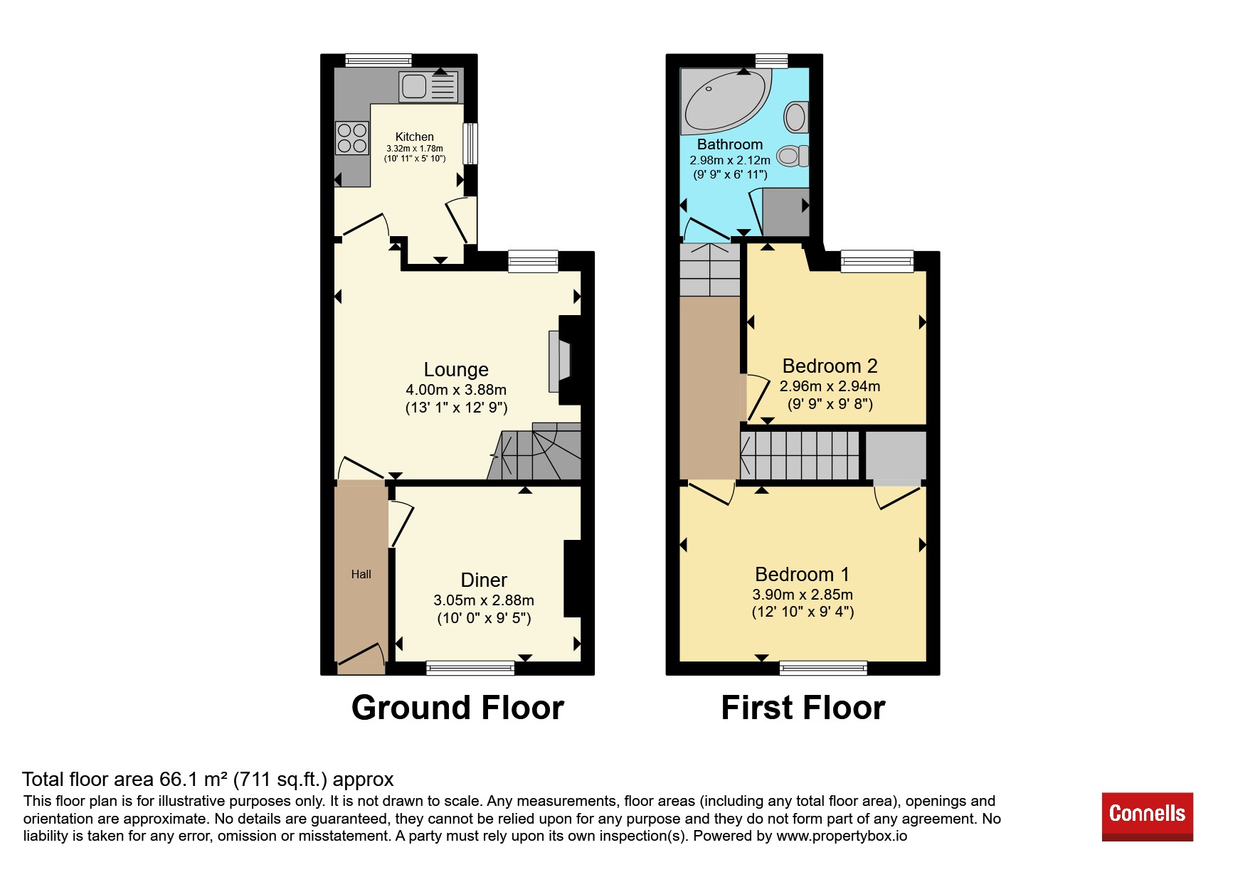 9, Sunbury Road, Paignton floorplan