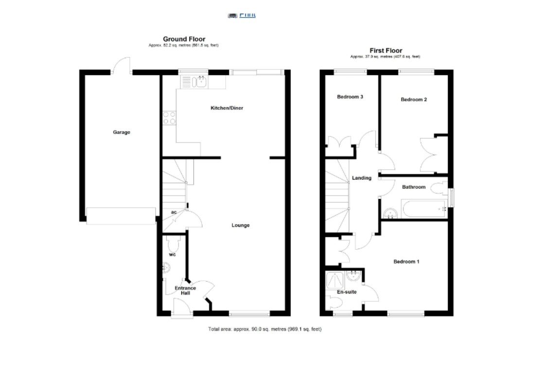 141, Fairfield Way, Hertfordshire floorplan