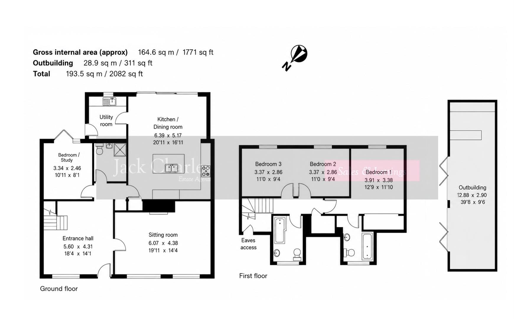 359, Shipbourne Road, Tonbridge floorplan