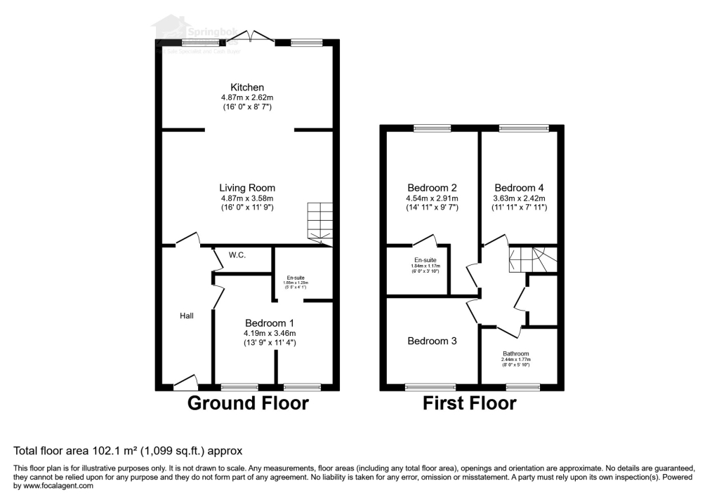 4, Giffordside, Grays floorplan