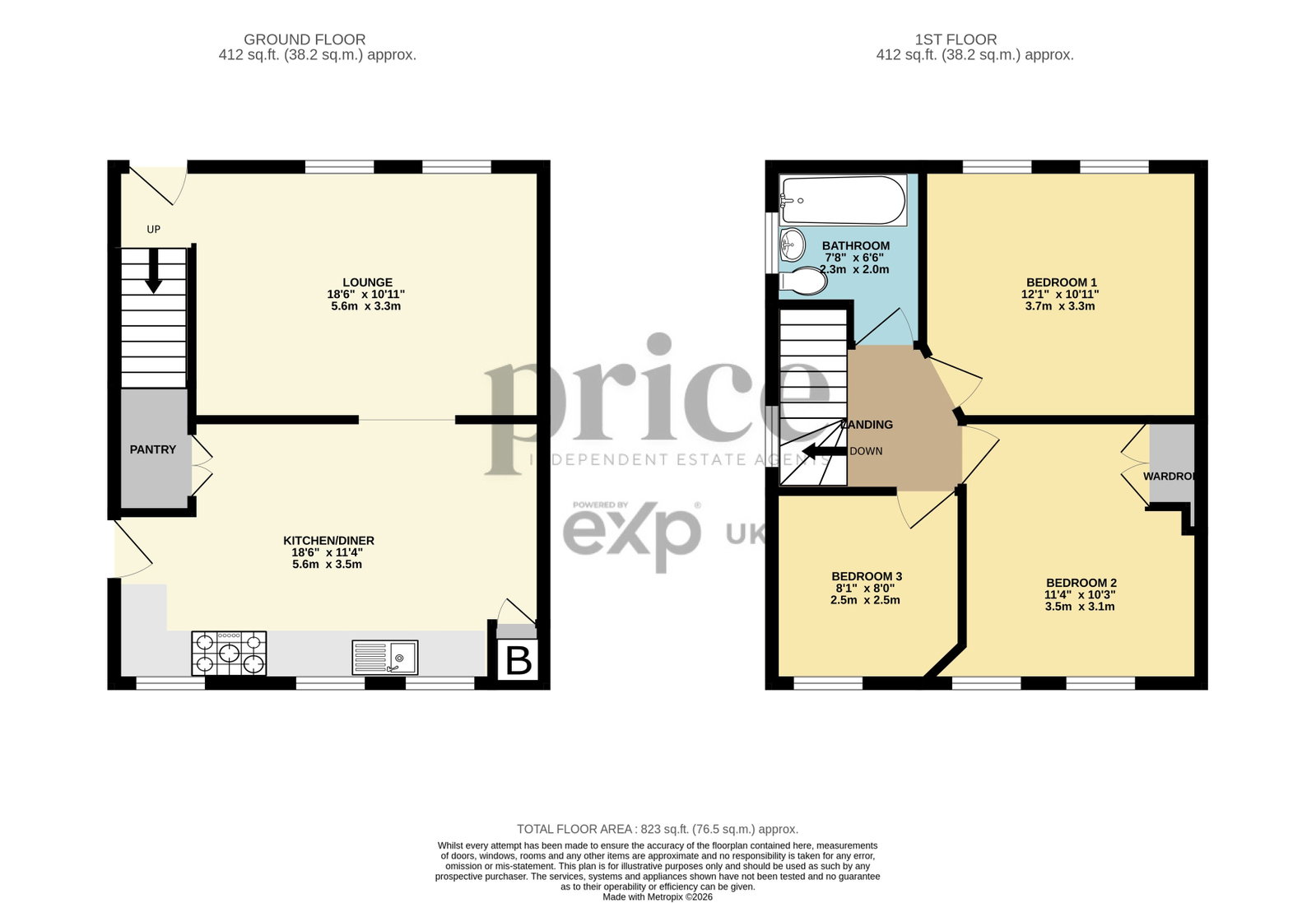 11, Wycliffe Avenue, York floorplan