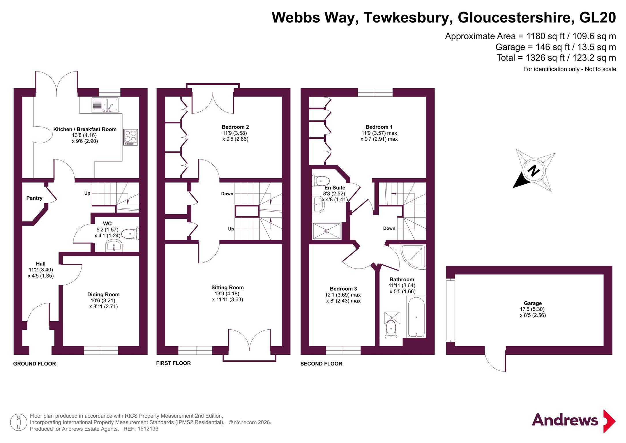 34, Webbs Way, Gloucestershire floorplan