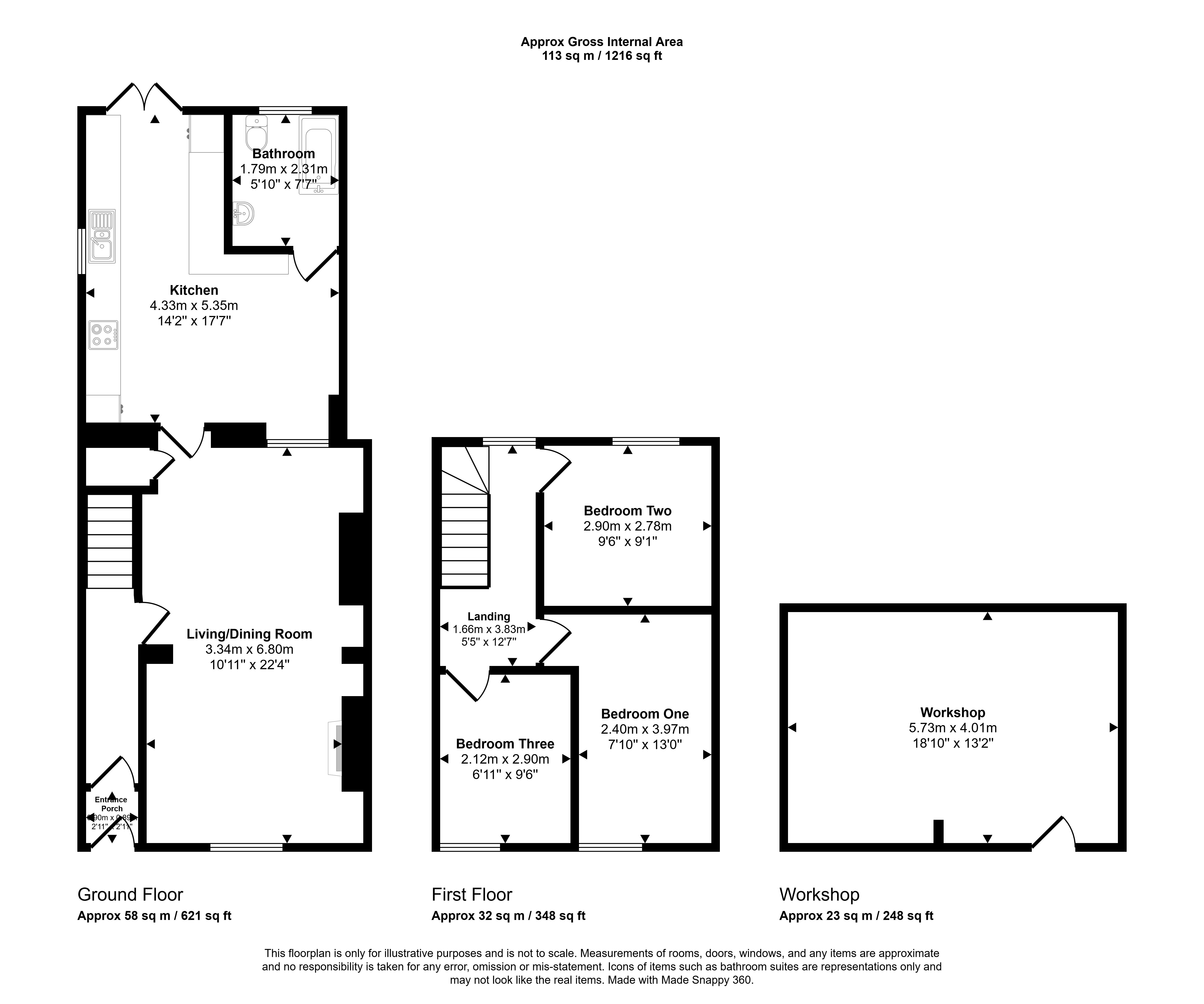Canal Cottages, Trallwn Pontypridd floorplan