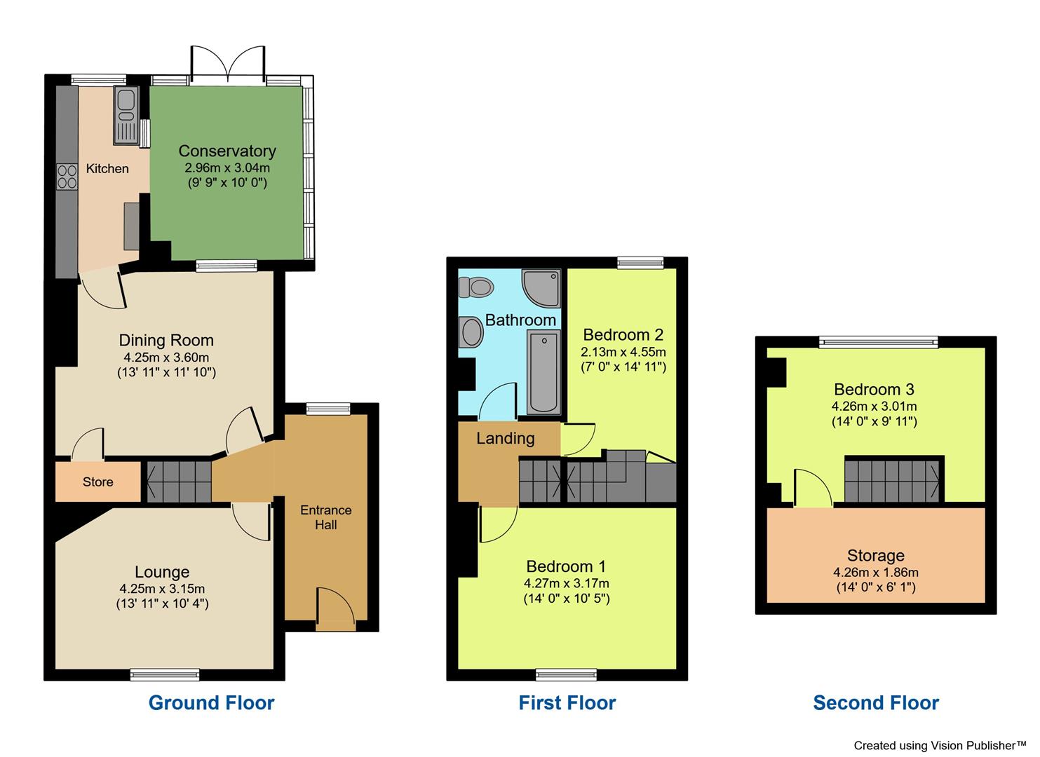 95, Poplar Grove, Bradford floorplan