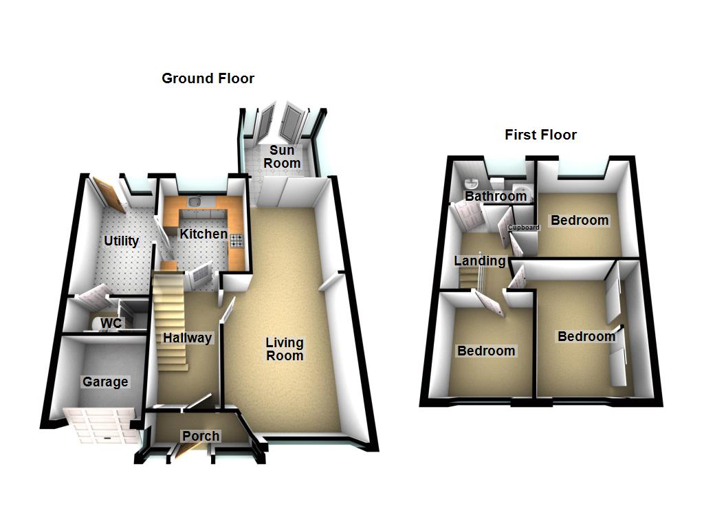 38, Acomb Crescent, Tyne and Wear floorplan