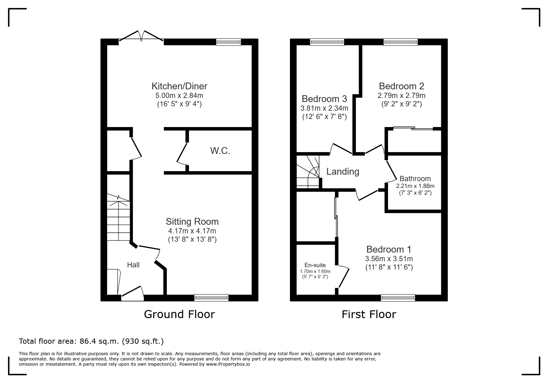 60, Baskerville Drive, Worcester floorplan