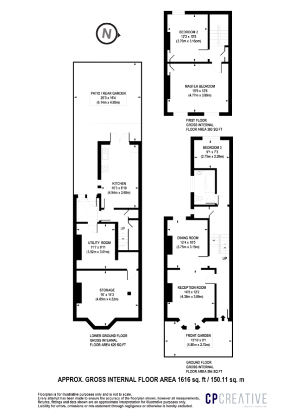 3 Bedrooms  for sale in Herrick Road, London N5