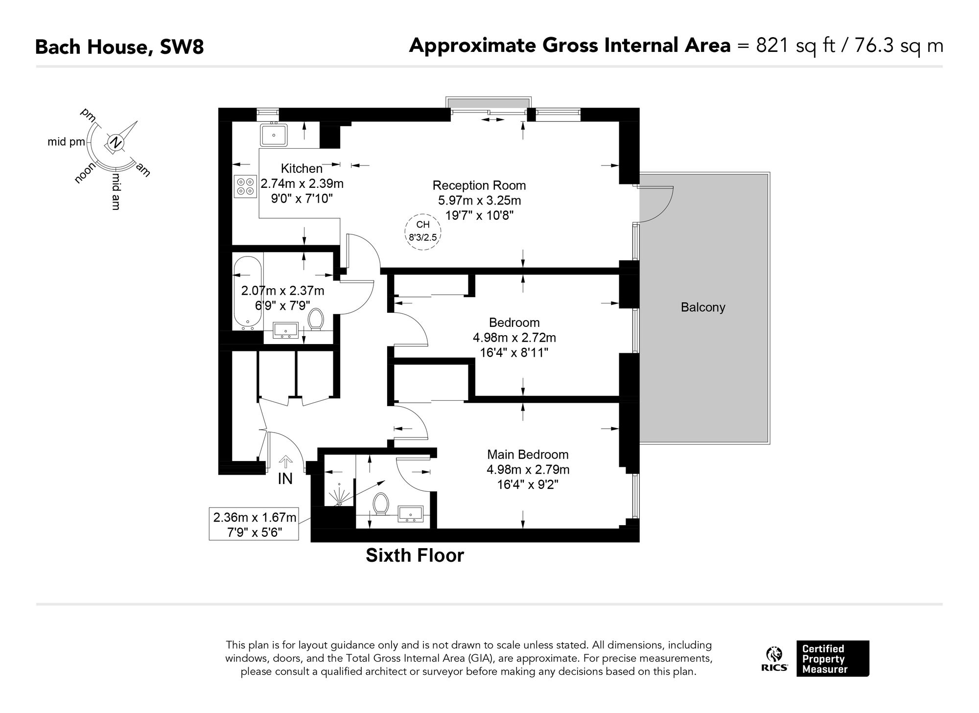 Flat 16, Bach House, London floorplan