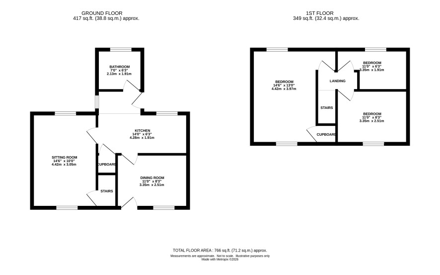 6 The Hill, Tuddenham St Martin, Ipswich floorplan