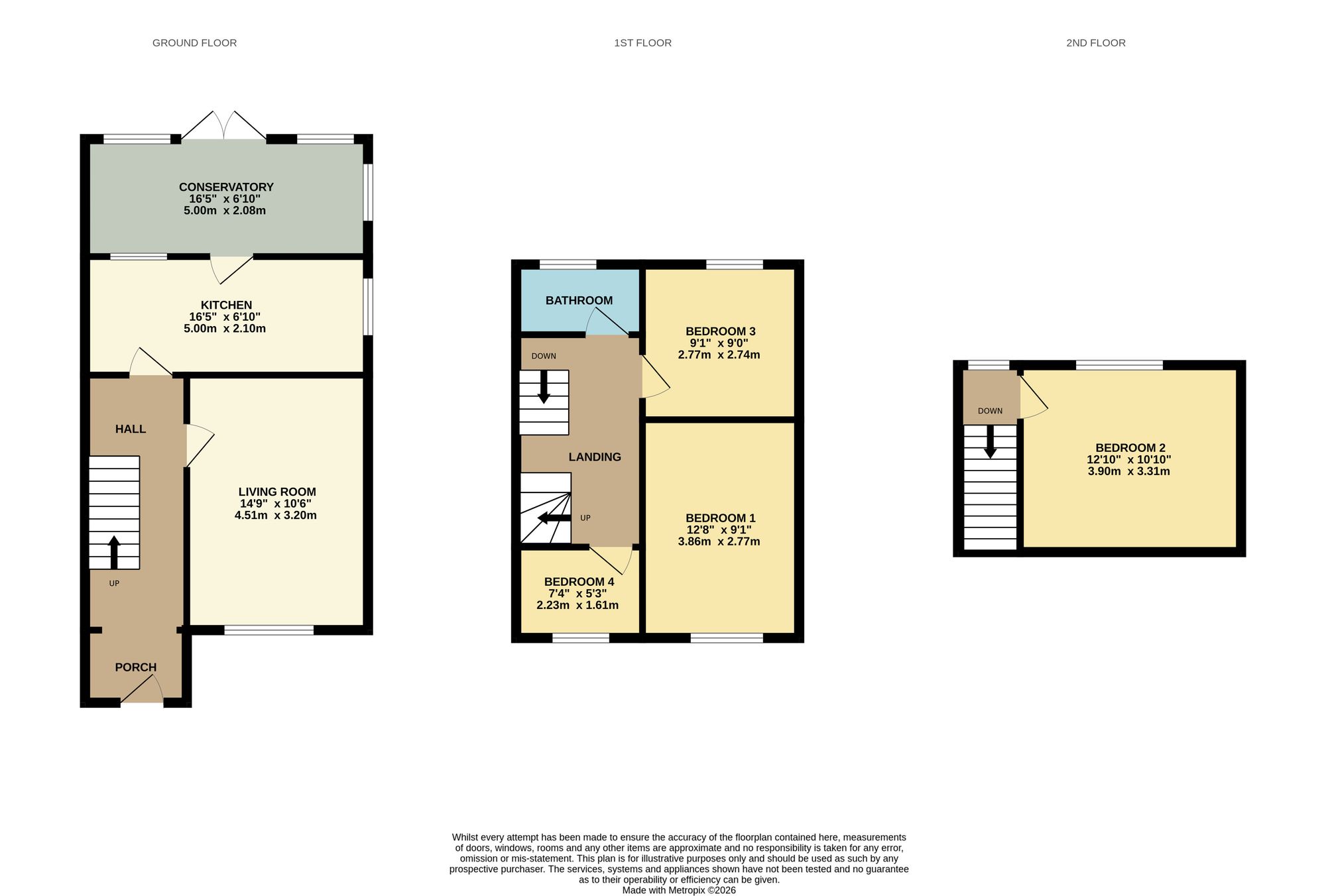 1 Torrington Close, Southampton floorplan