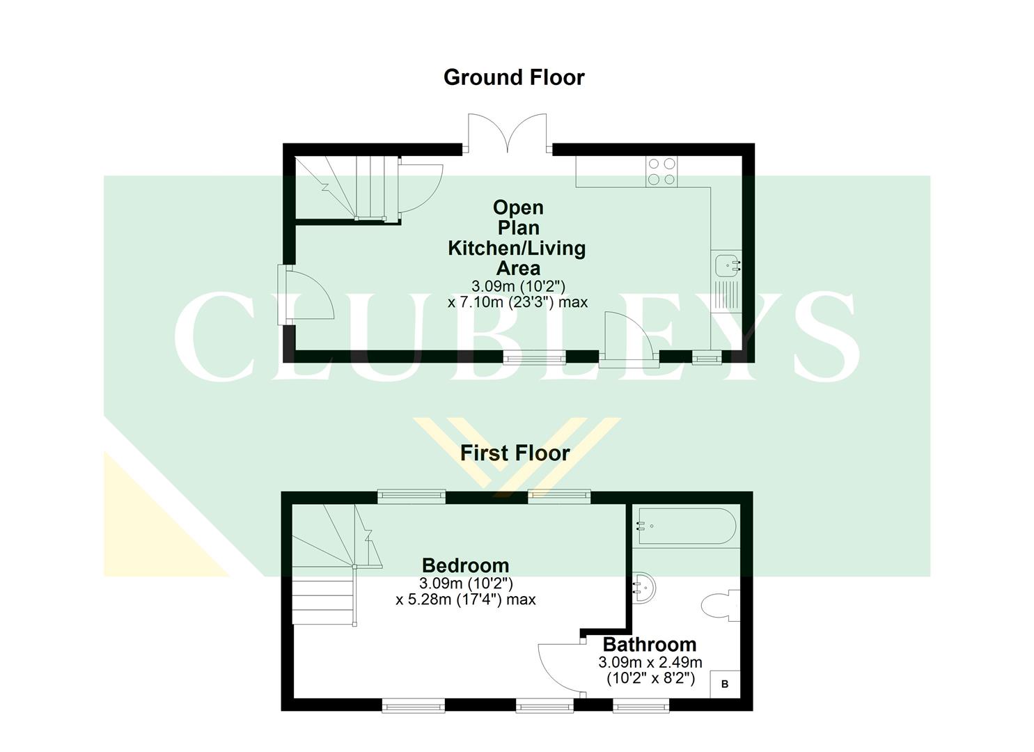44A, George Street, York floorplan