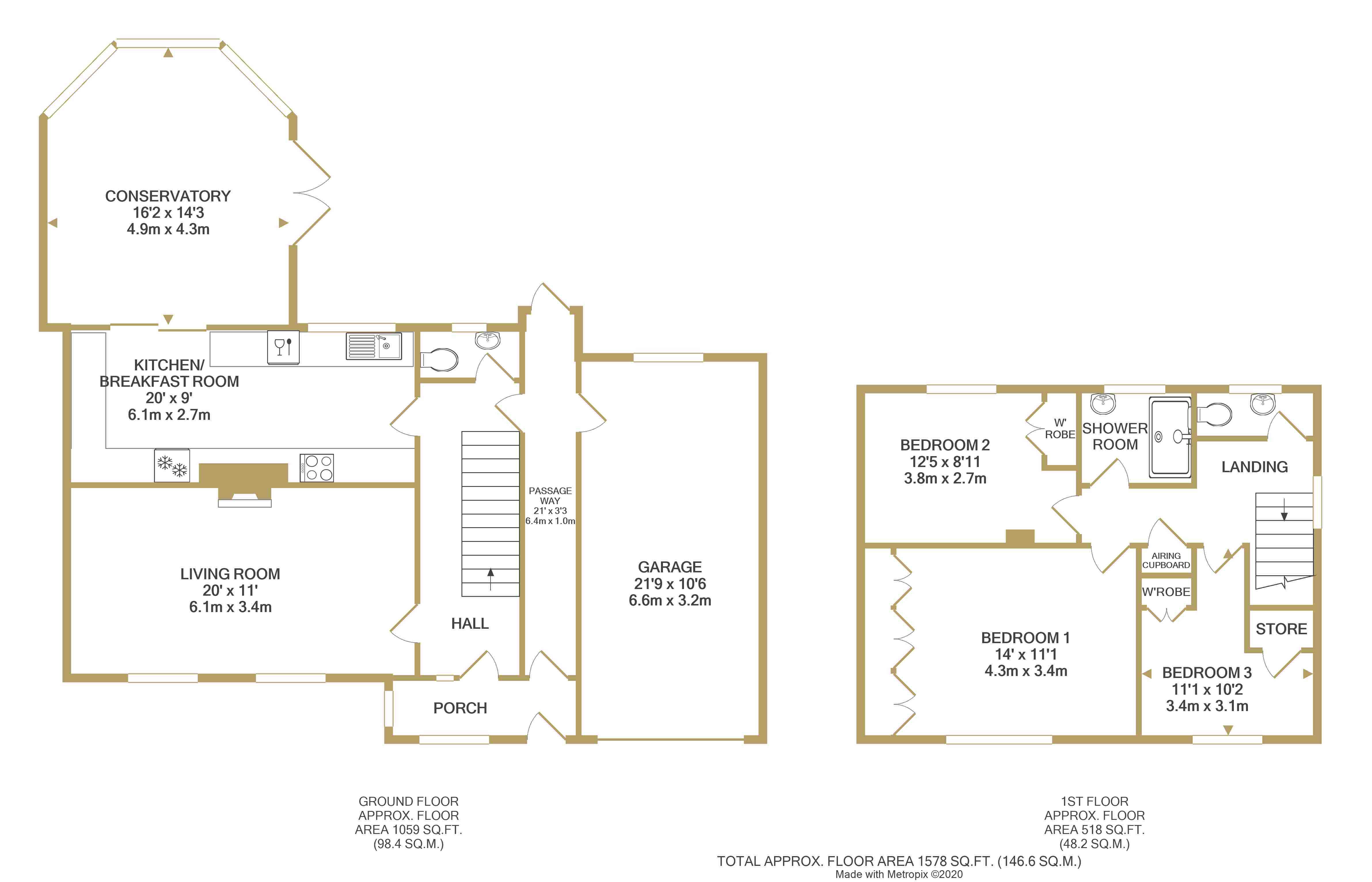 Silver Street, Hordle, Hampshire SO41, 3 bedroom detached house for