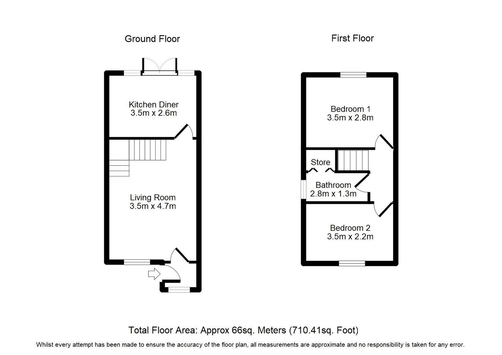 703, Whitefield Road, Bury floorplan