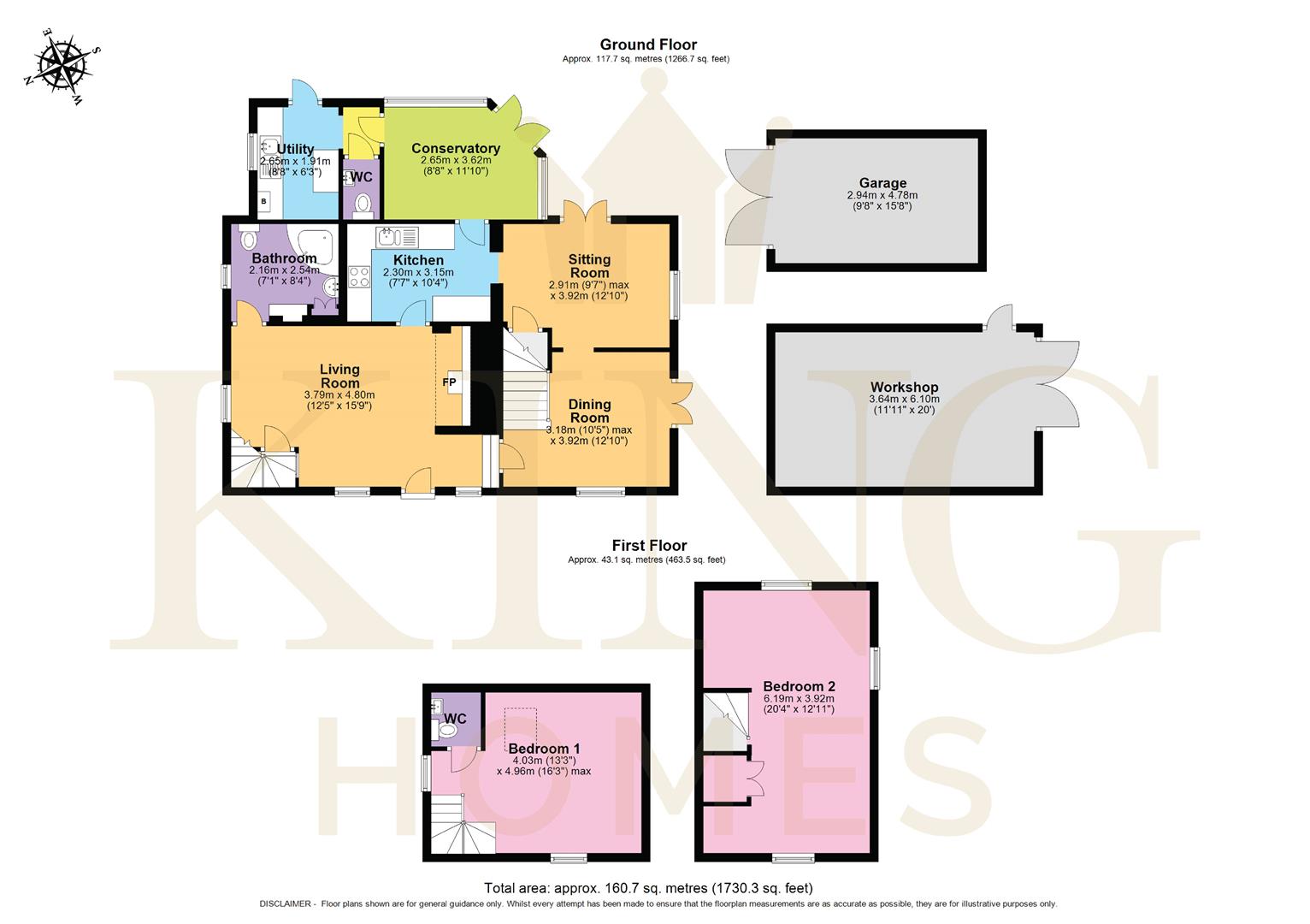 Sunshine Cottage, Evesham Road, Inkberrow floorplan