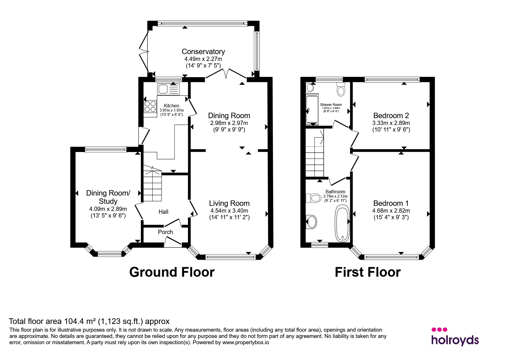 17, Heaton Drive, BINGLEY floorplan