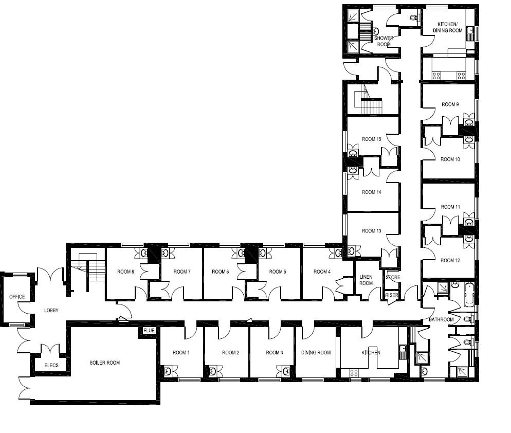 Room 17, Martindale Court, Reading floorplan