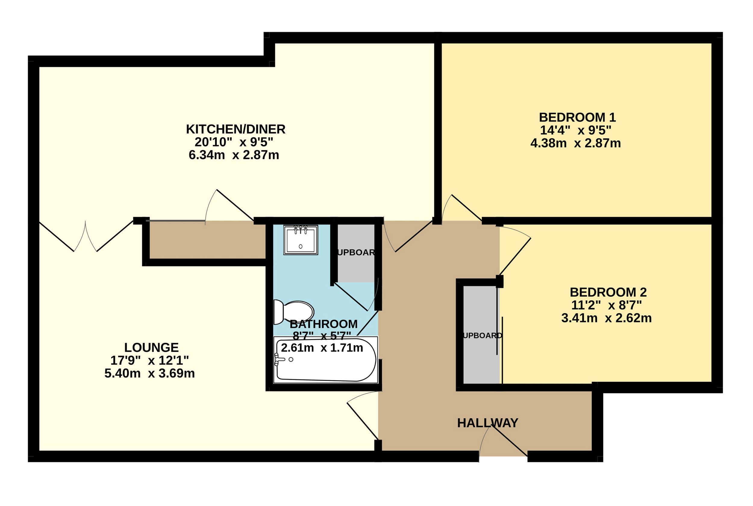 Trehannick Close, Bodmin floorplan