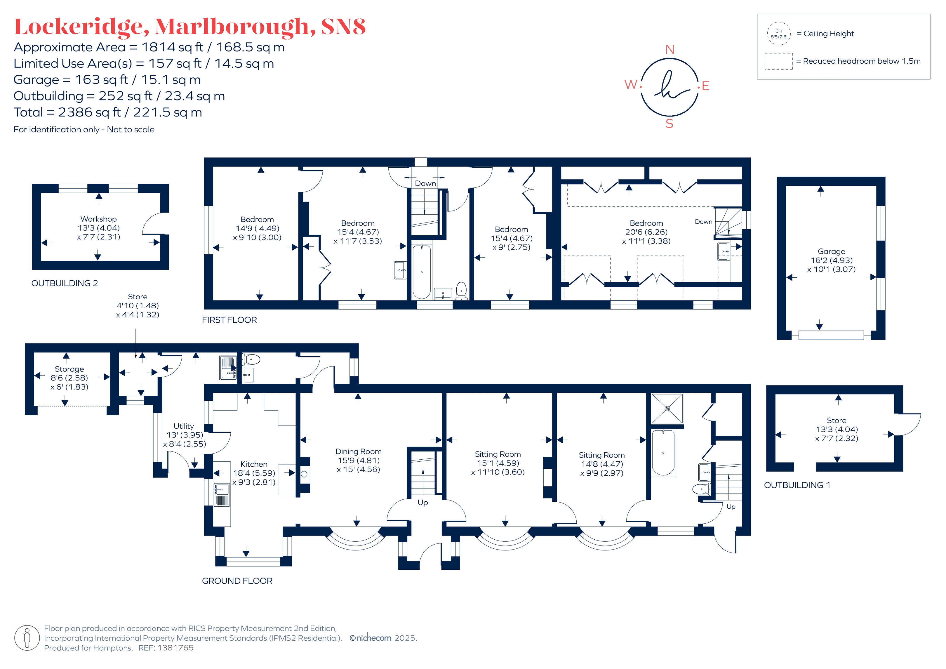 Meux Cottage, Lockeridge, Marlborough floorplan