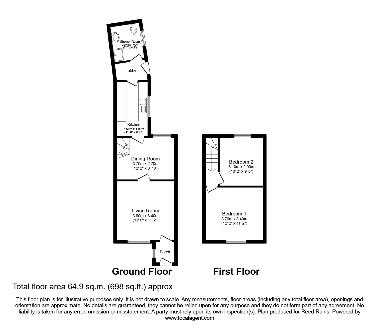 Fleet Lane, St. Helens, Merseyside WA9, 2 bedroom terraced house for