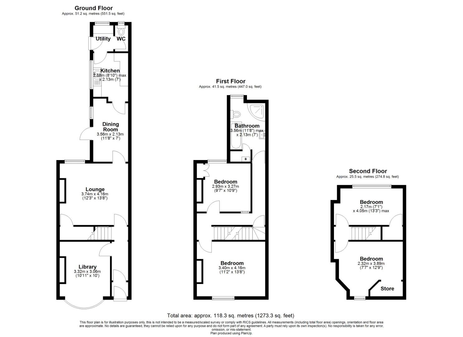 Regent Road, Birmingham floorplan
