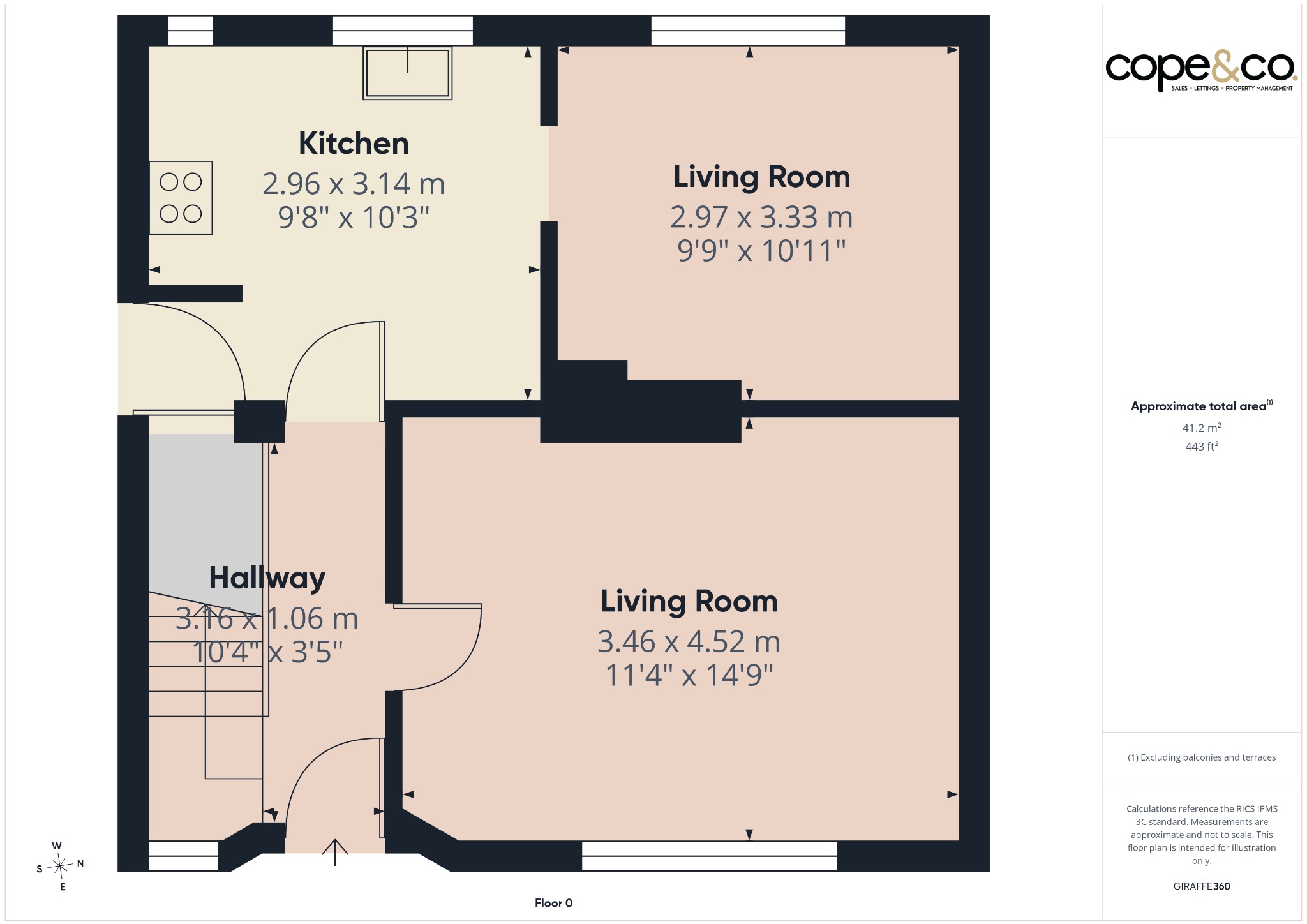 139 Chestnut Avenue, Midway, Derbyshire floorplan