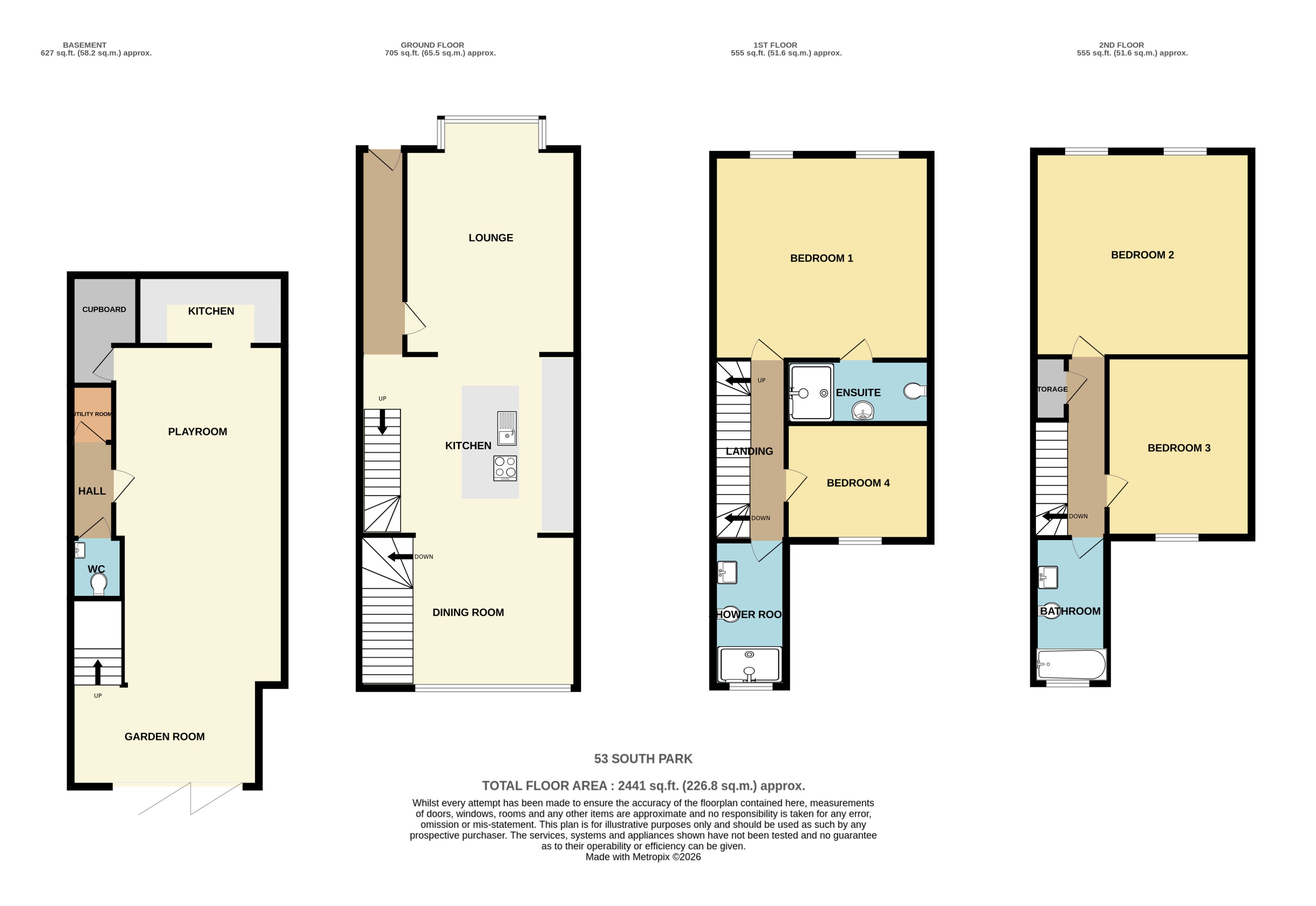 53, South Park, Lincoln floorplan