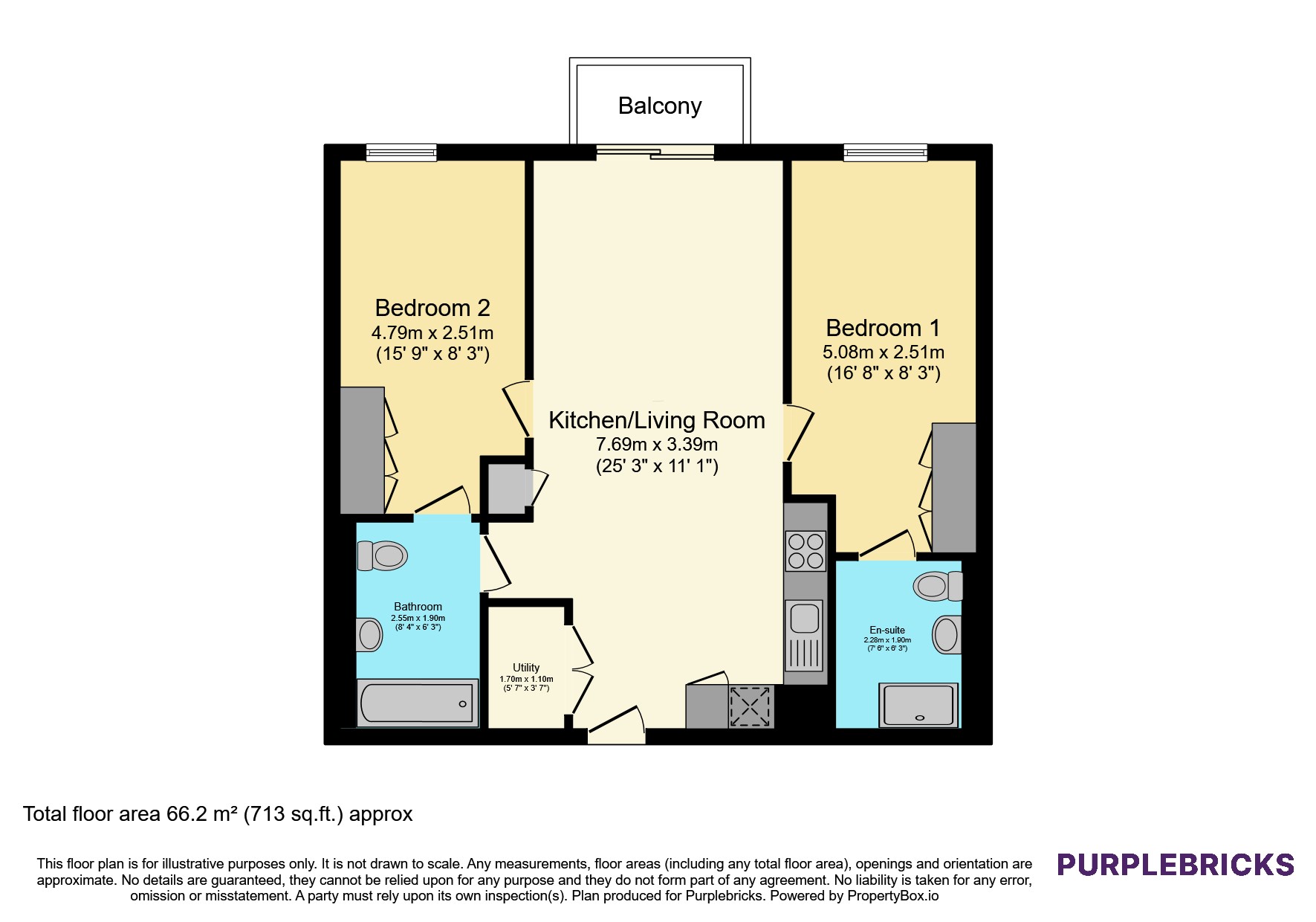 Apartment 305, 15 Middlewood Street, Salford floorplan