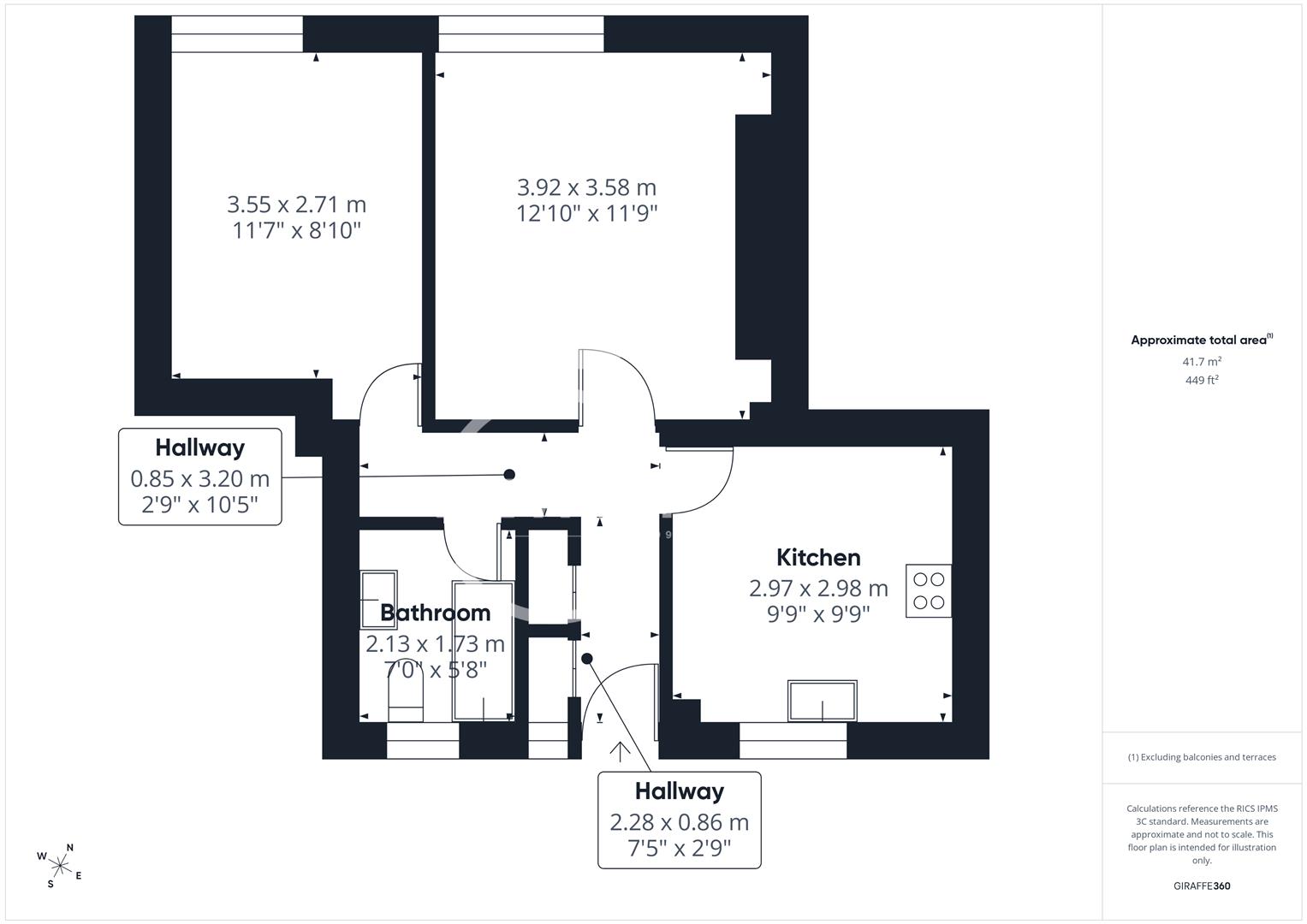 32 Ranwell Close, Beale Road, London floorplan