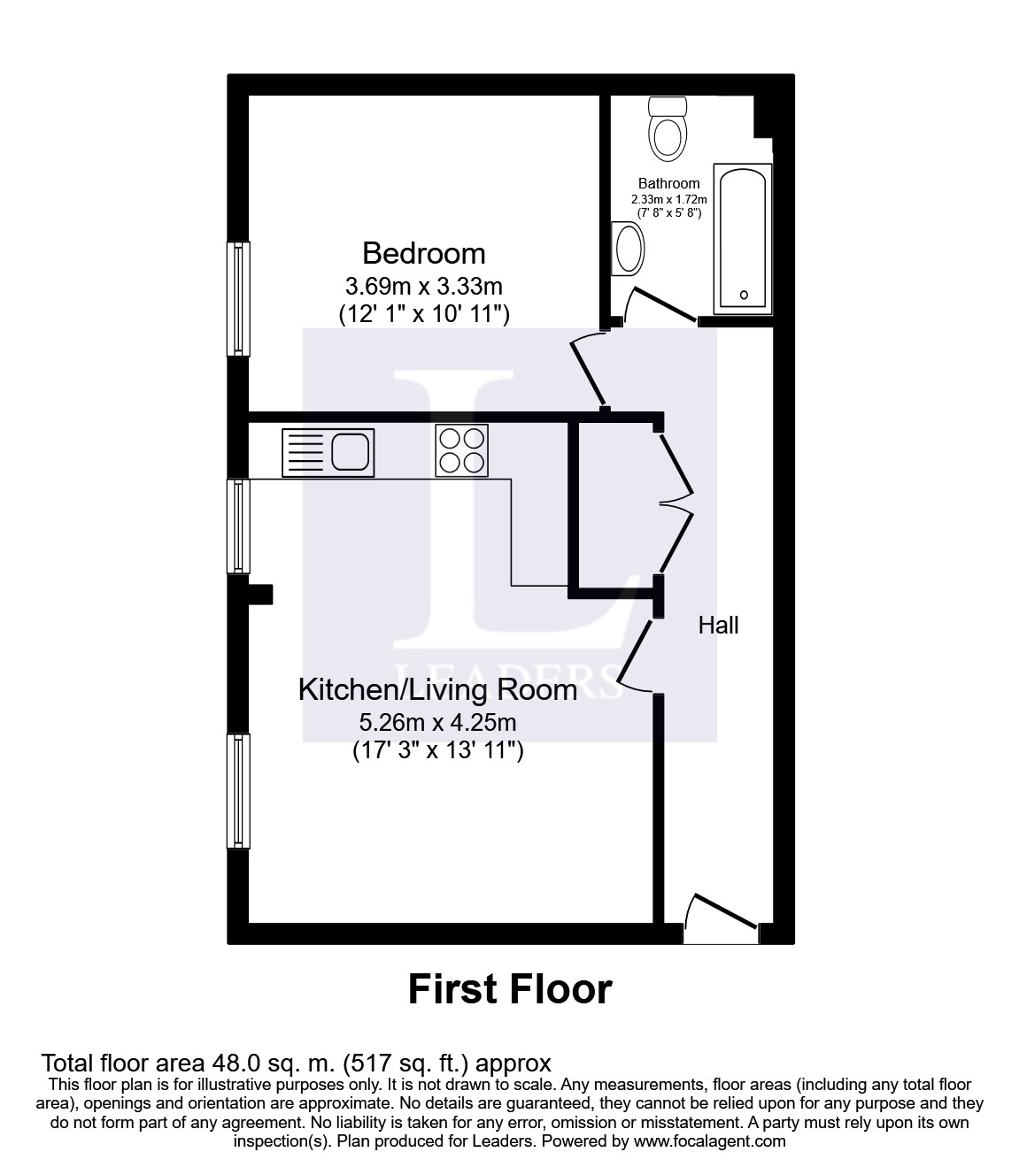 93b Hersham Road, 93b Hersham Road floorplan