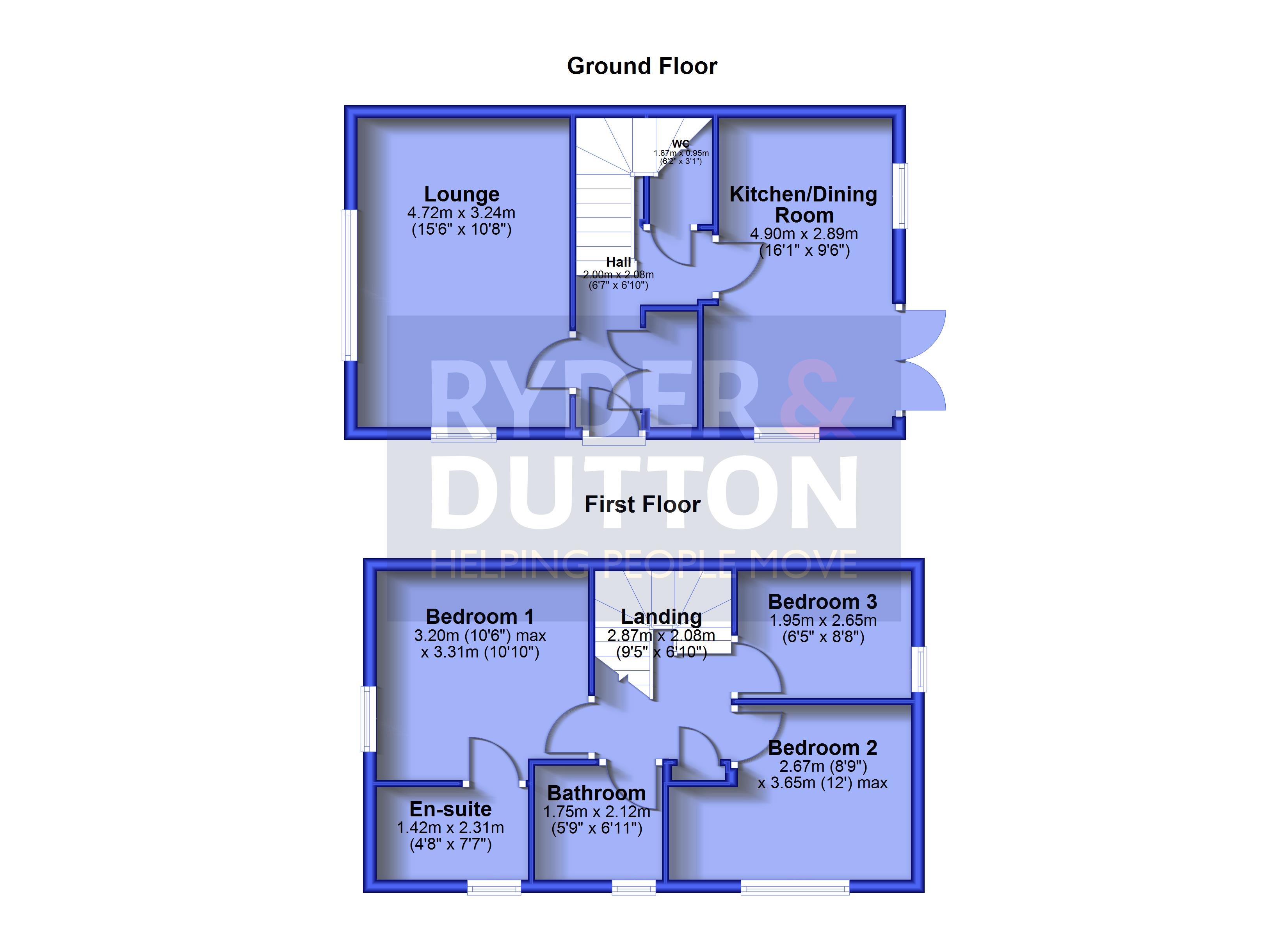 15, Wallis Avenue, Rochdale floorplan