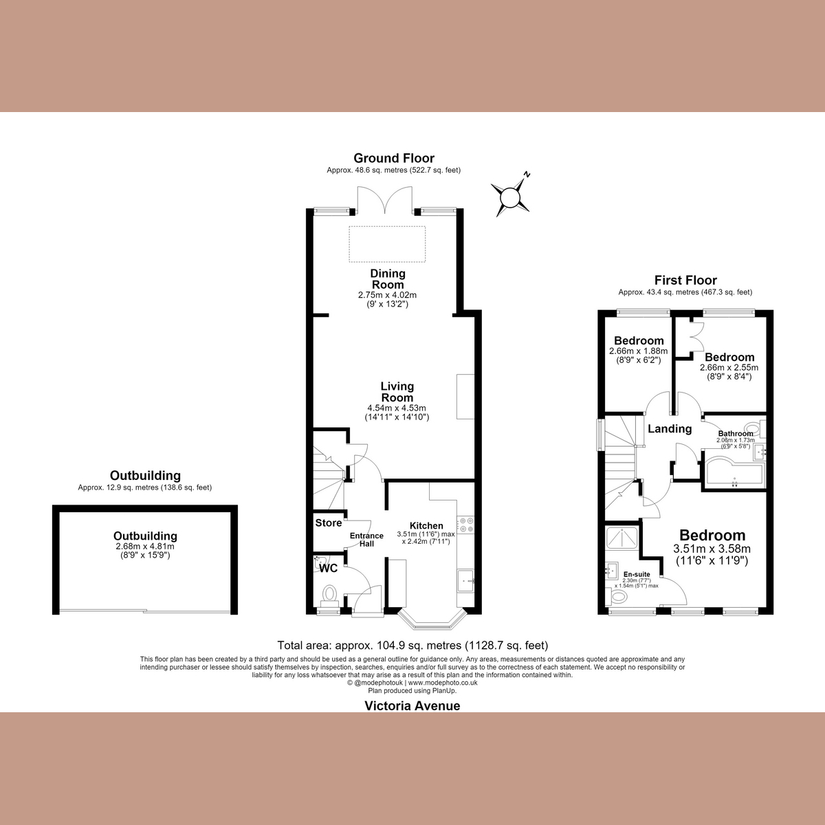 146, Victoria Avenue, Rayleigh floorplan