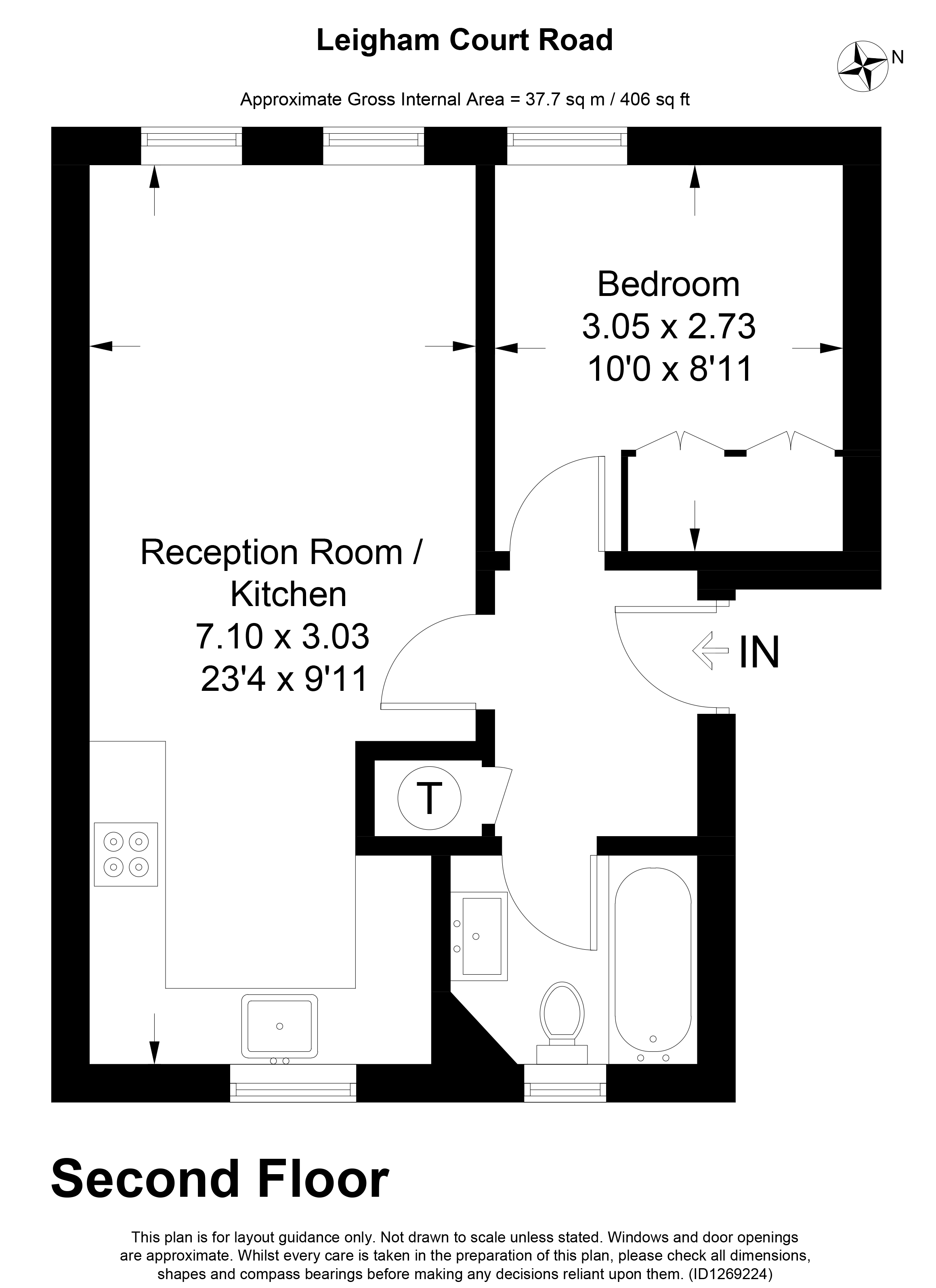 Leigham Court Road, London, SW16 floorplan