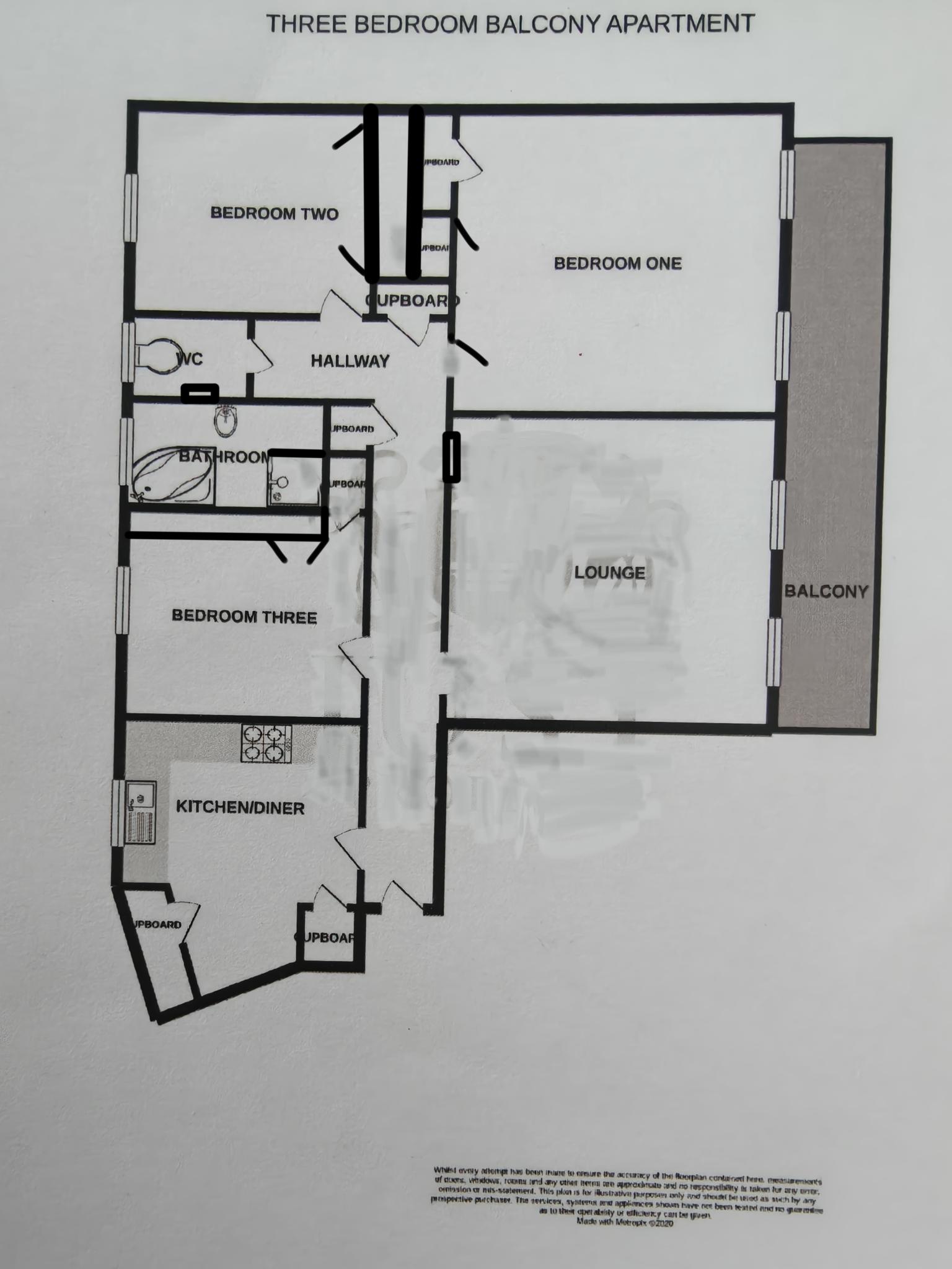 61 Albany Court, Robertson Terrace, Hastings floorplan