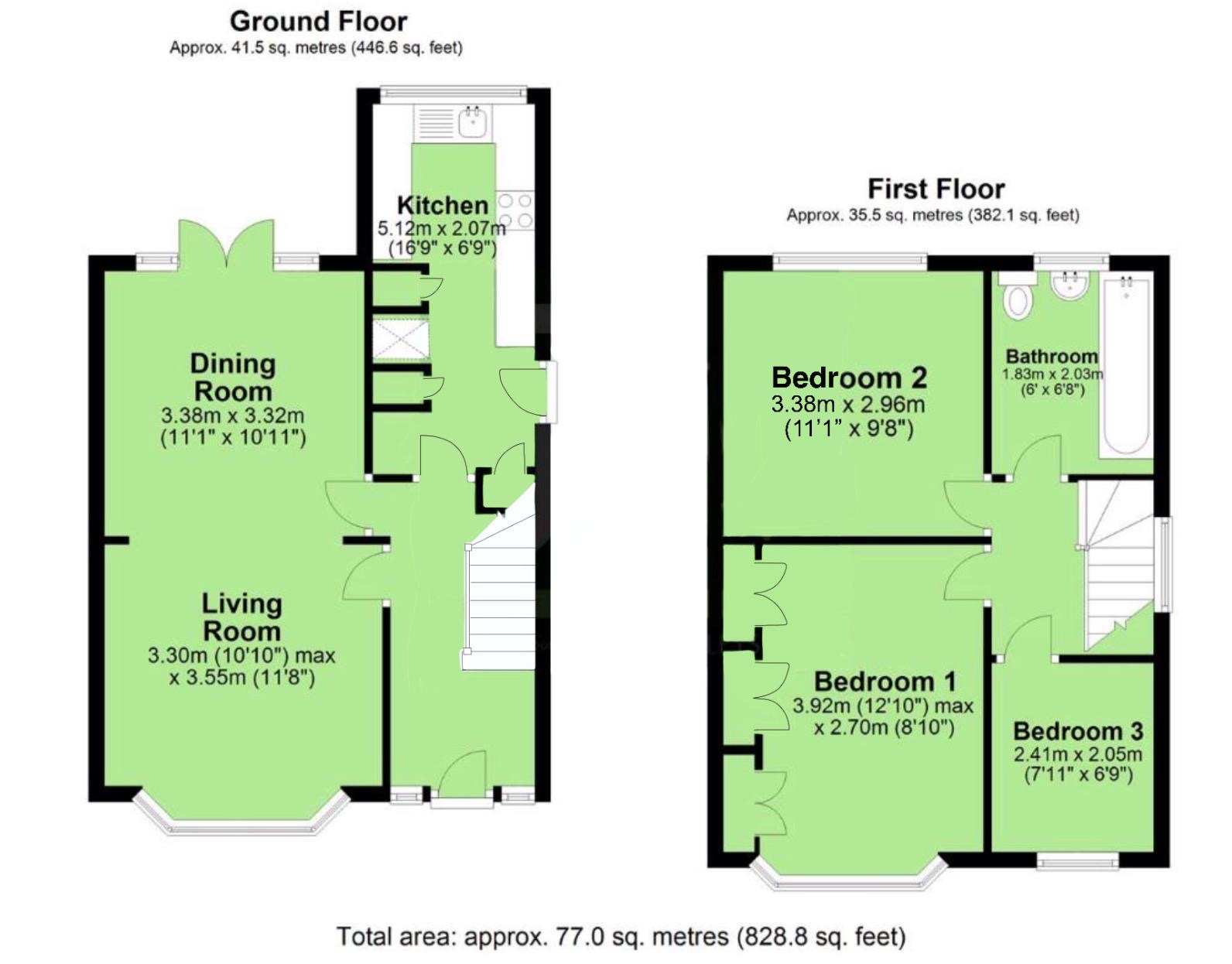 78, Kings Road, St Albans floorplan
