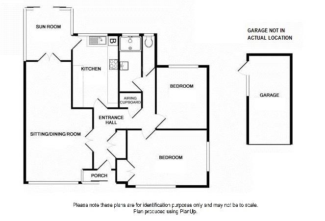 2 Bedrooms Detached bungalow for sale in Stoke Manor Close, Seaford BN25