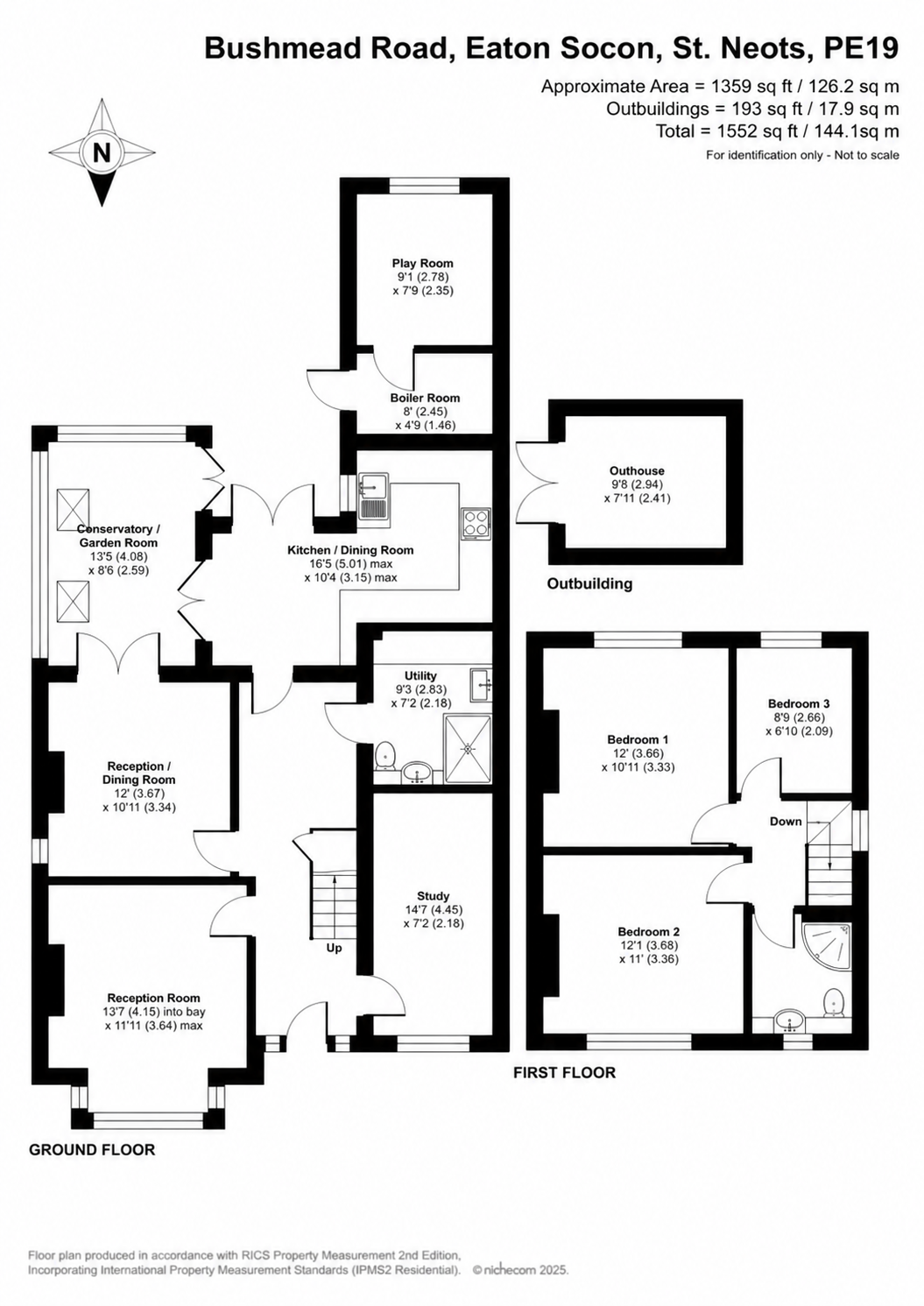 Bushmead Road, Eaton Socon floorplan
