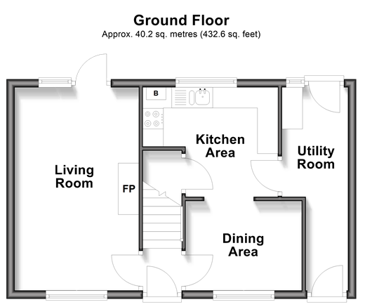 Sparkes Wood Avenue, Rolvenden floorplan