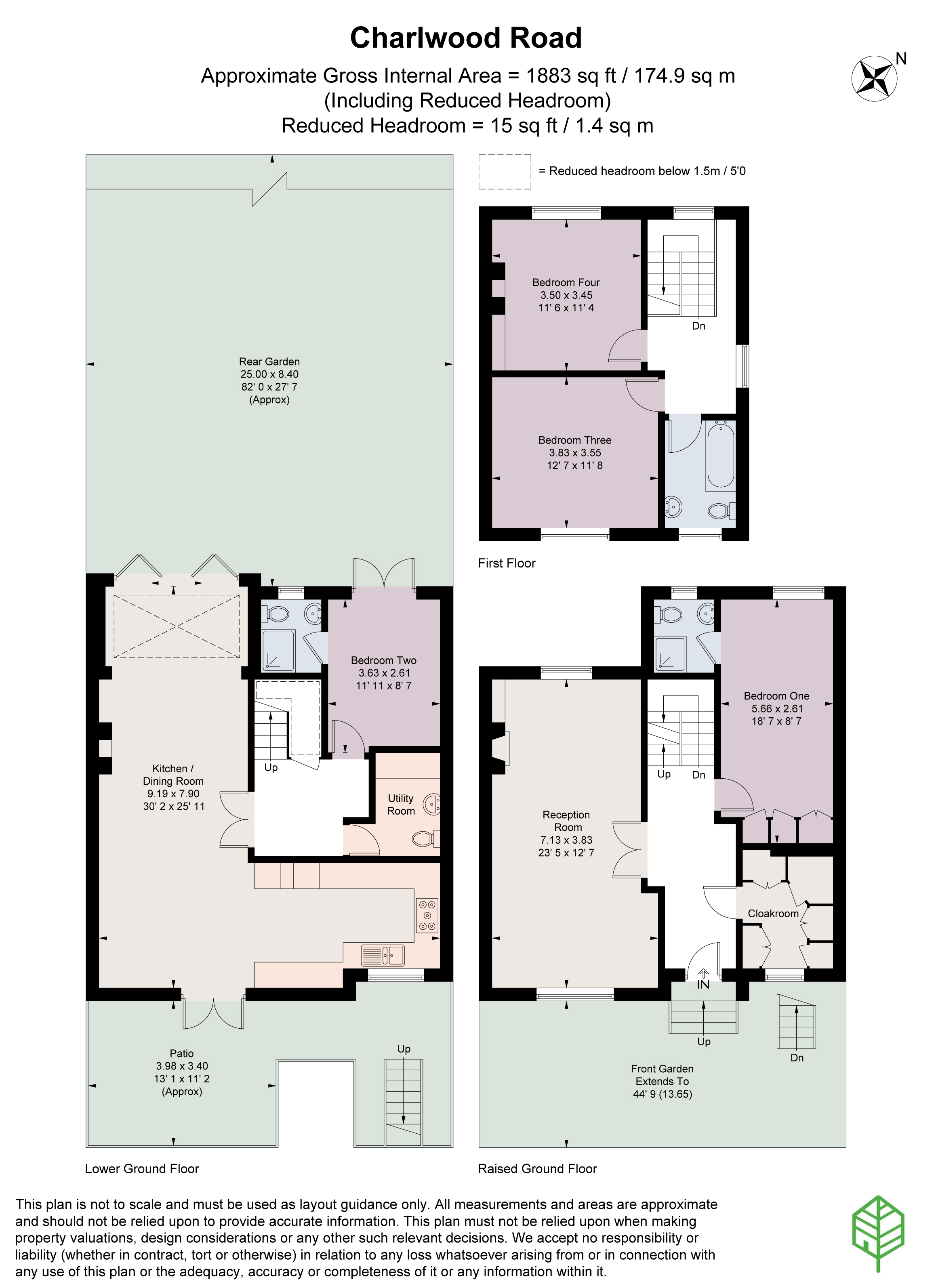 27, Charlwood Road, London floorplan