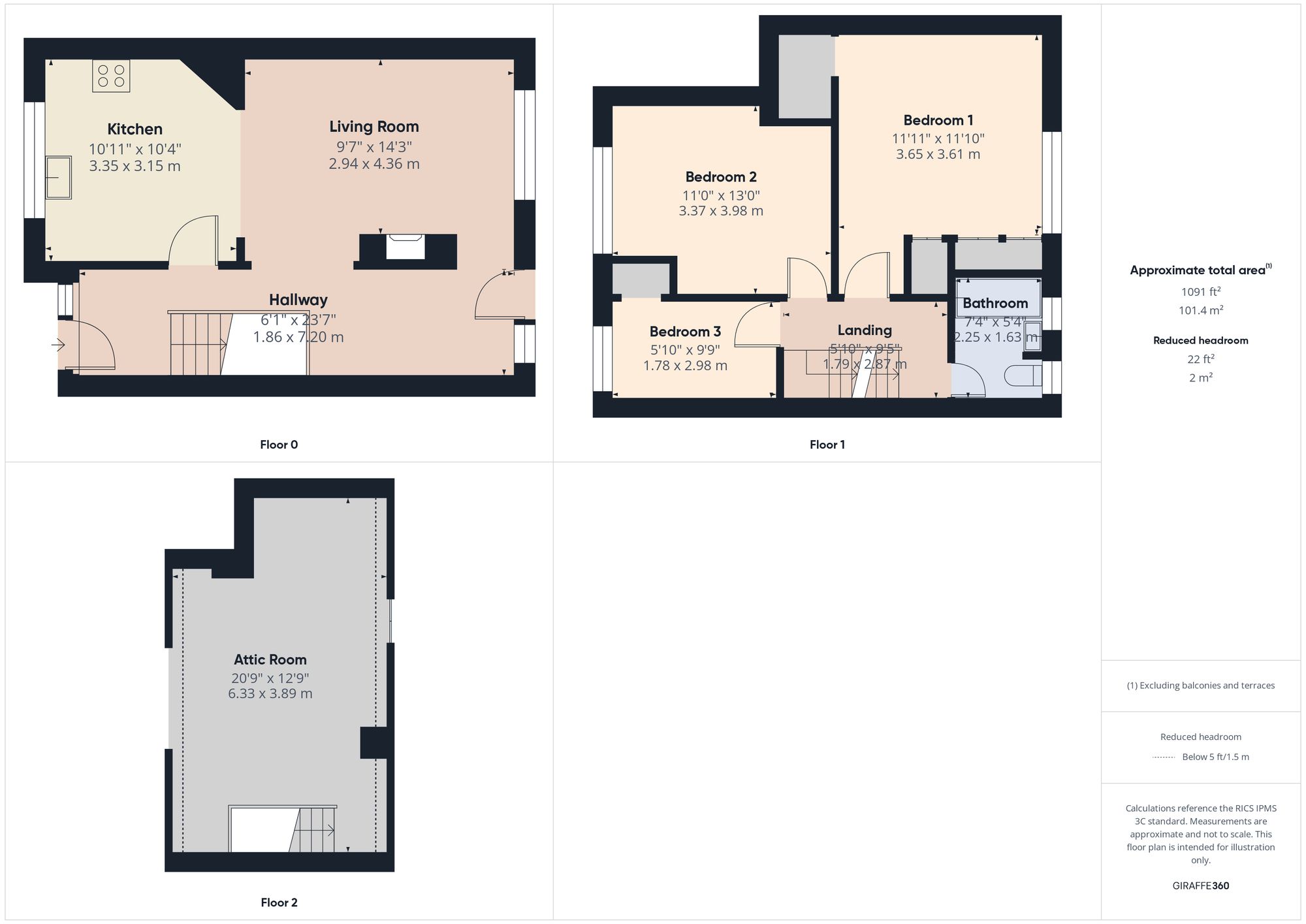 12 Maes Morfa, Newport floorplan