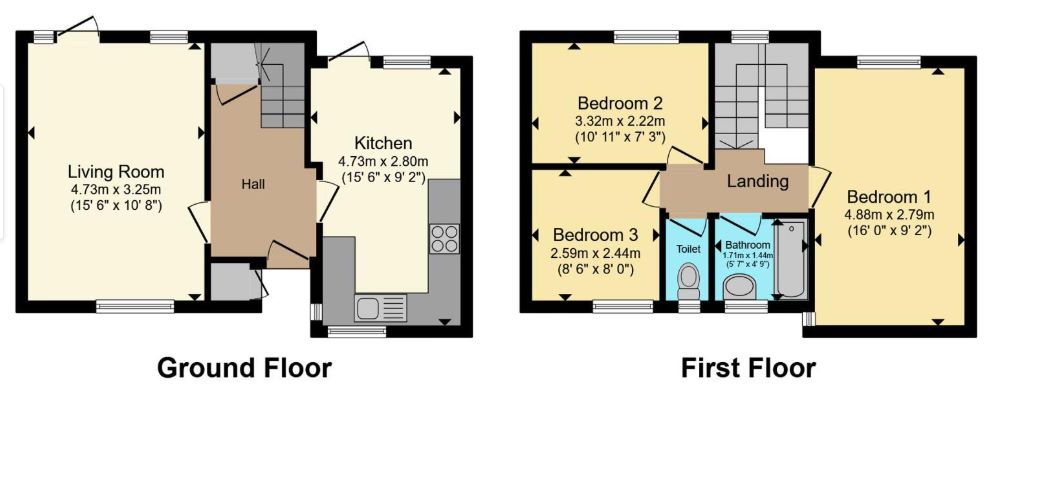 43, Newnham Close, Bury St. Edmunds floorplan