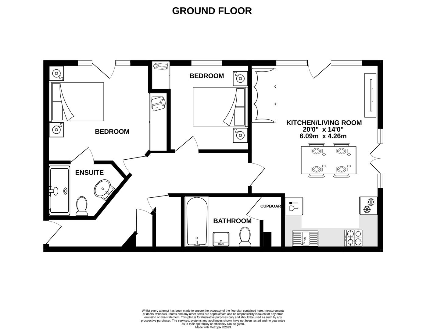 Apartment 18, Waterside Court, Millpond Place, Carshalton floorplan