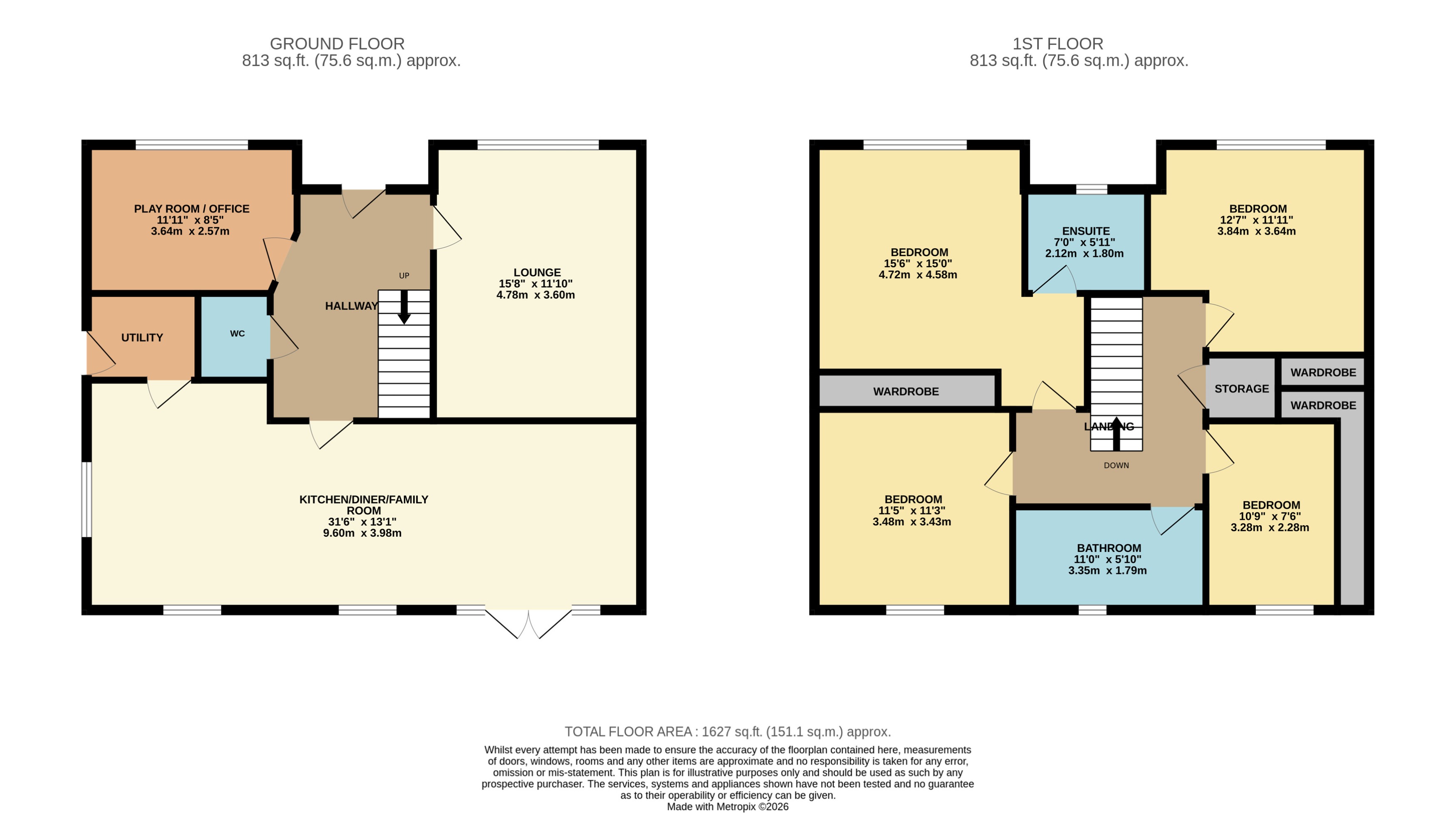 80, Alexon Way, Pontypridd floorplan
