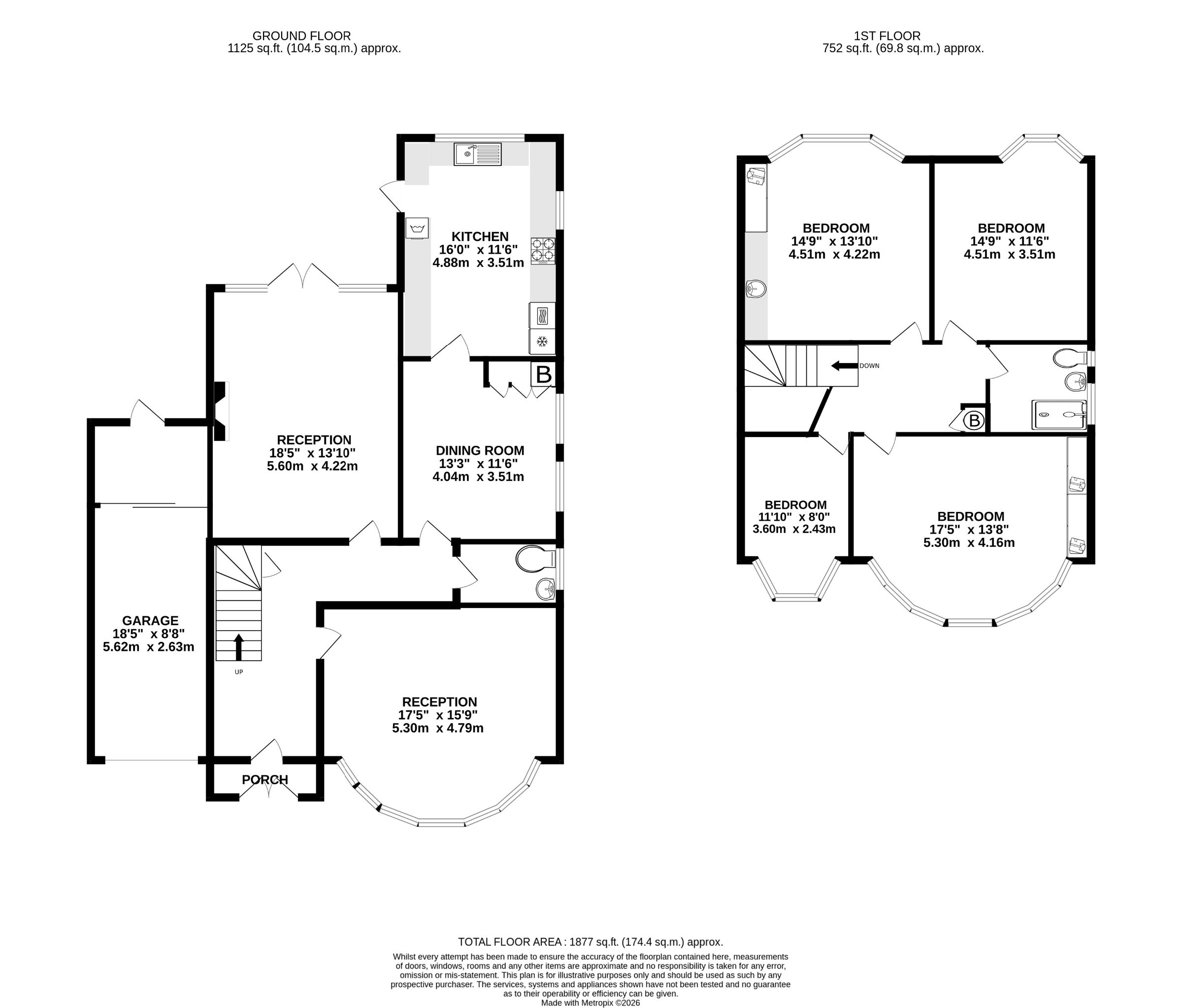 33 Rosemont Road, London floorplan