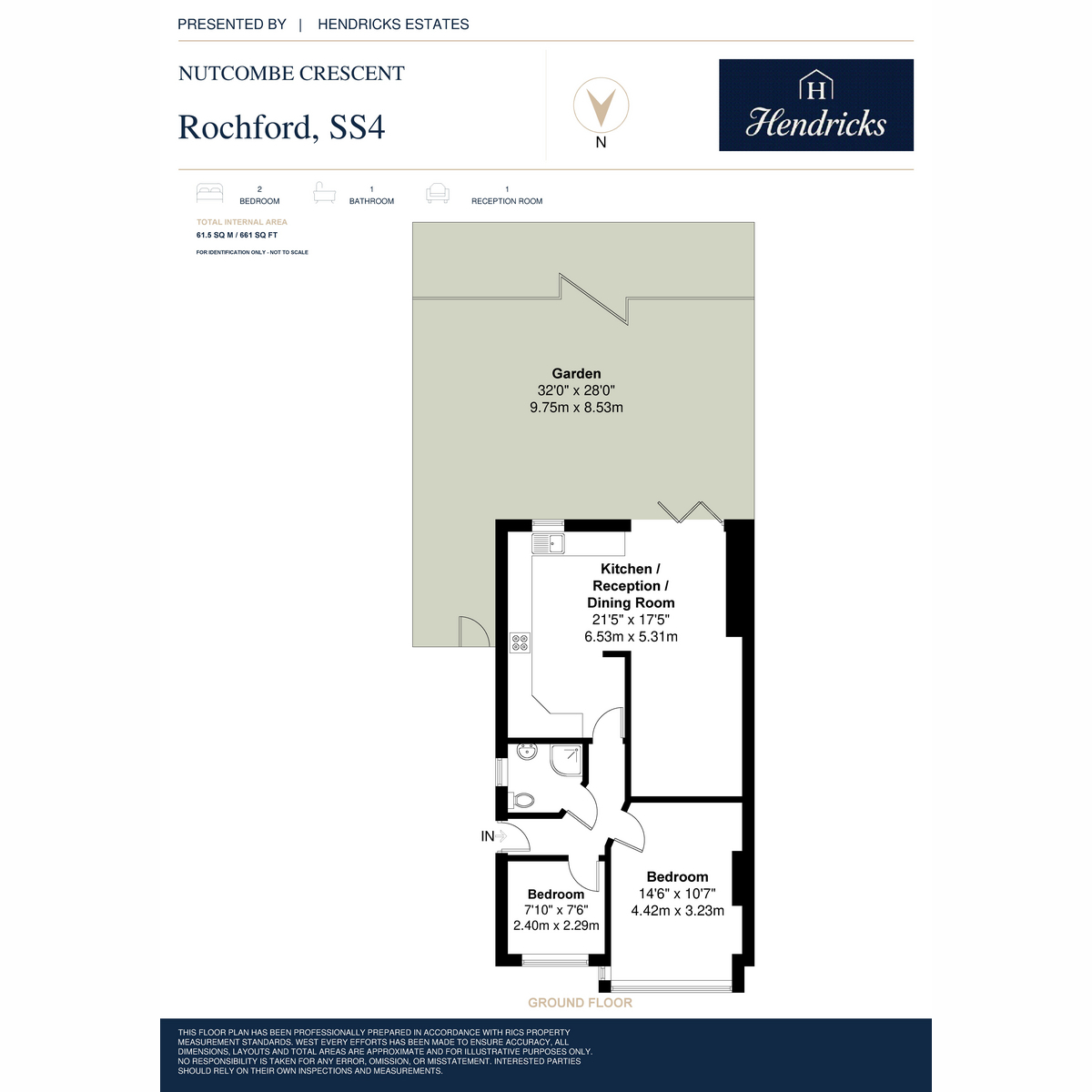 58, Nutcombe Crescent, Rochford floorplan