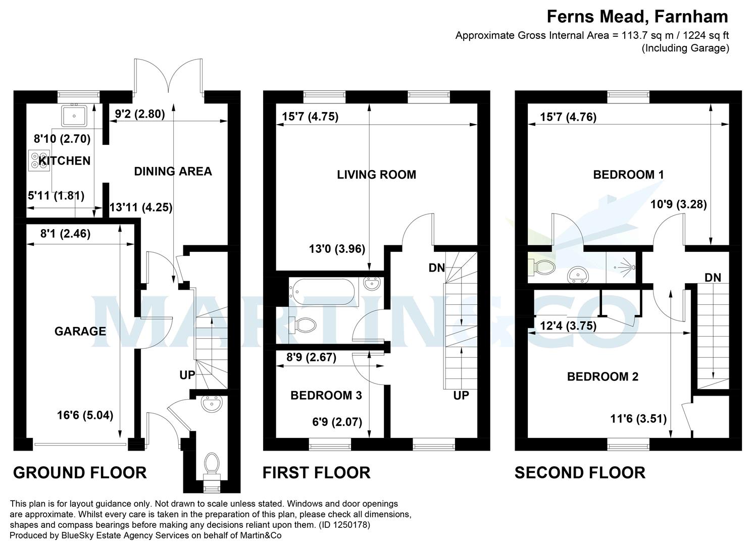 5, Ferns Mead, Farnham floorplan